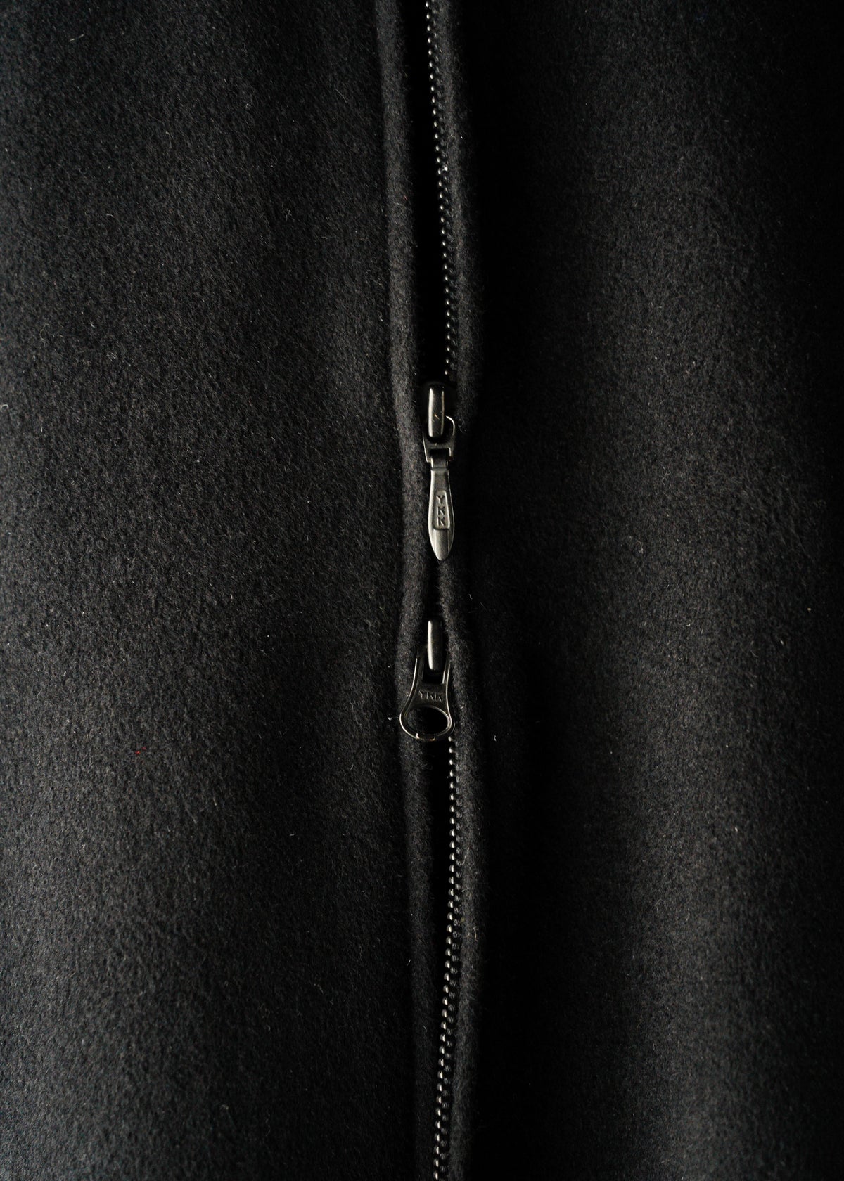 Jean Paul Gaultier HOMME belted neck double zip angora blend wool maxi-length coat