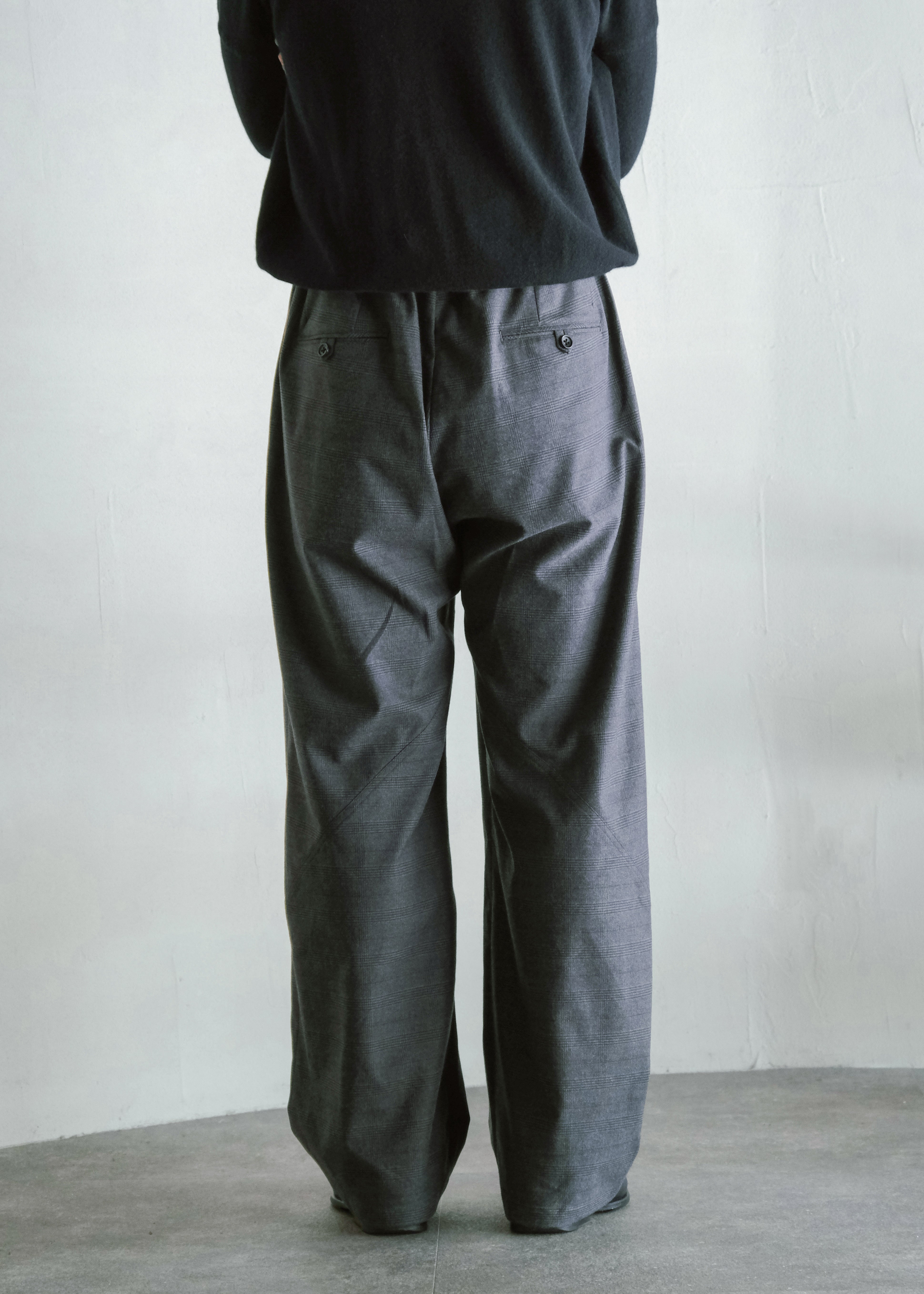 HOMO LUDENS 26AW Ex. Y.M. Jockey easy パンツ charcoal メンズ