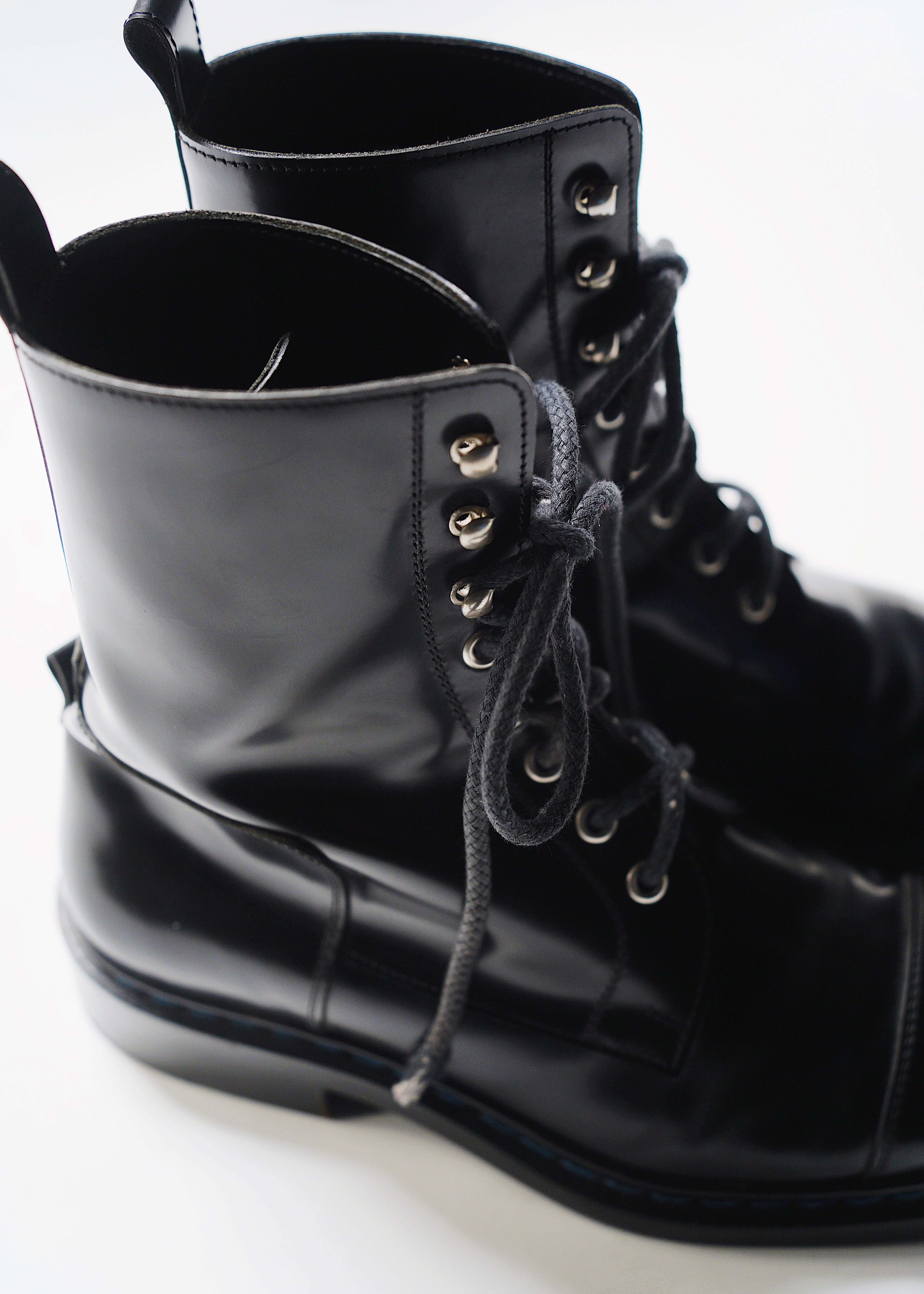 BALENCIAGA by Nicolas Ghesquiere 08SS lace up leather boots