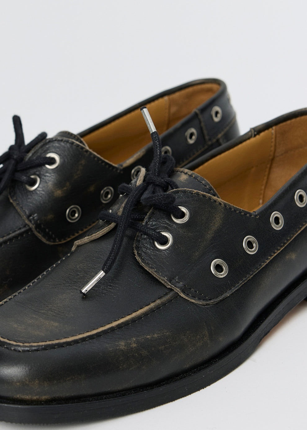 mfpen 26AW Scout Deck Shoe / Scratched Black