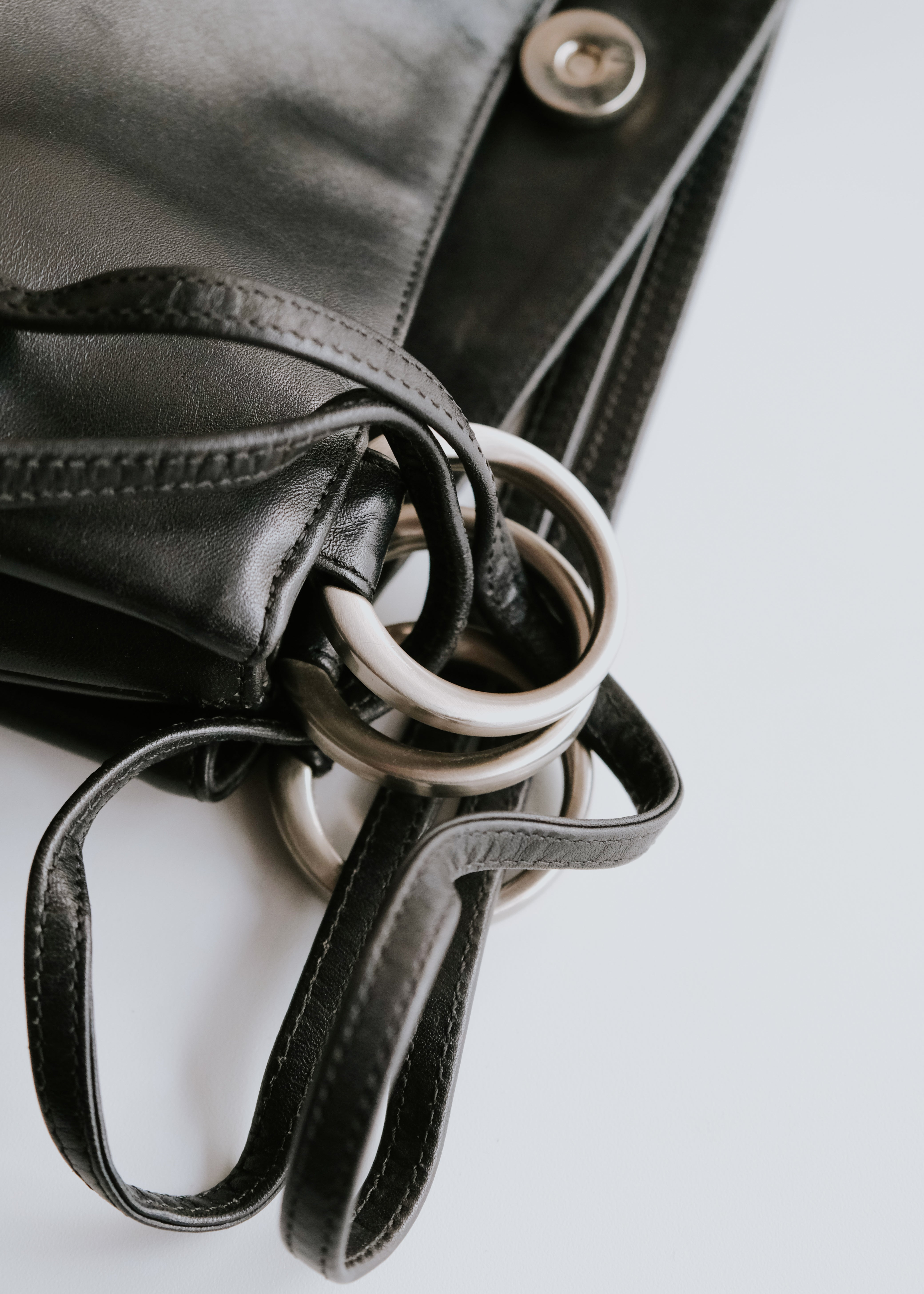 90-00's BALLY 2 way handle leather bag