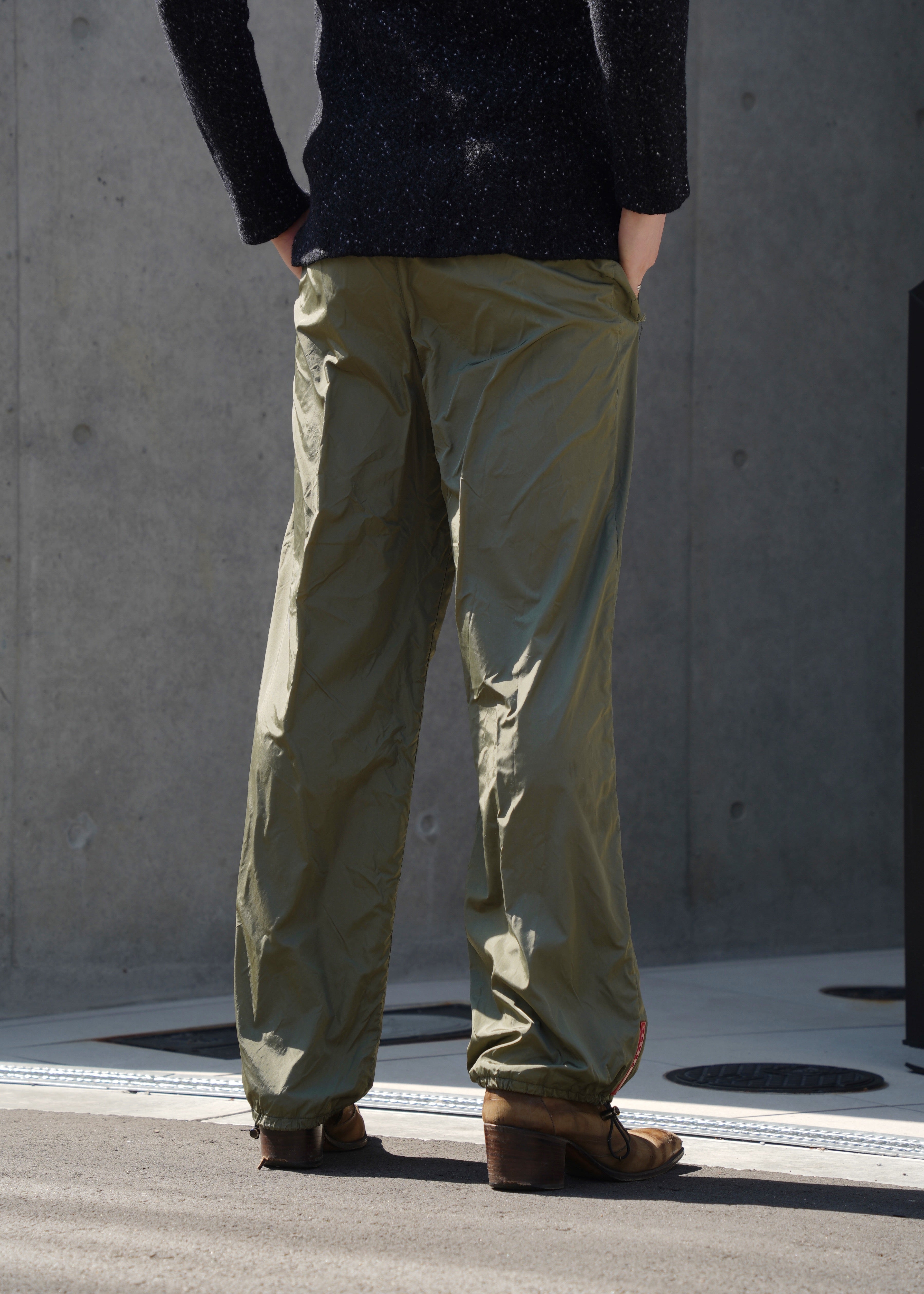 90's PRADA SPORT draw code nylon pants