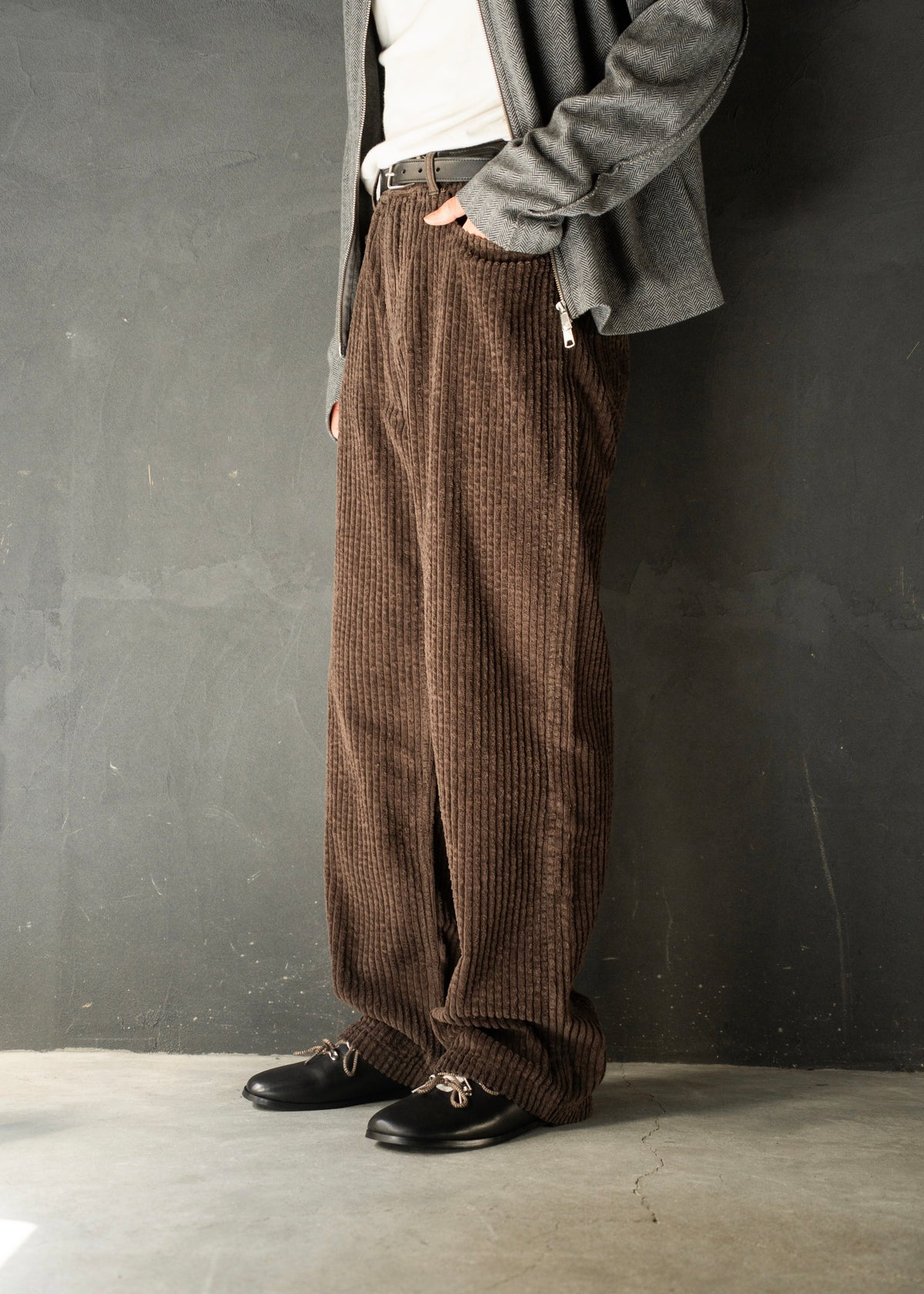 mfpen 26AW Generation Trousers / Dark Brown Amplified Cord
