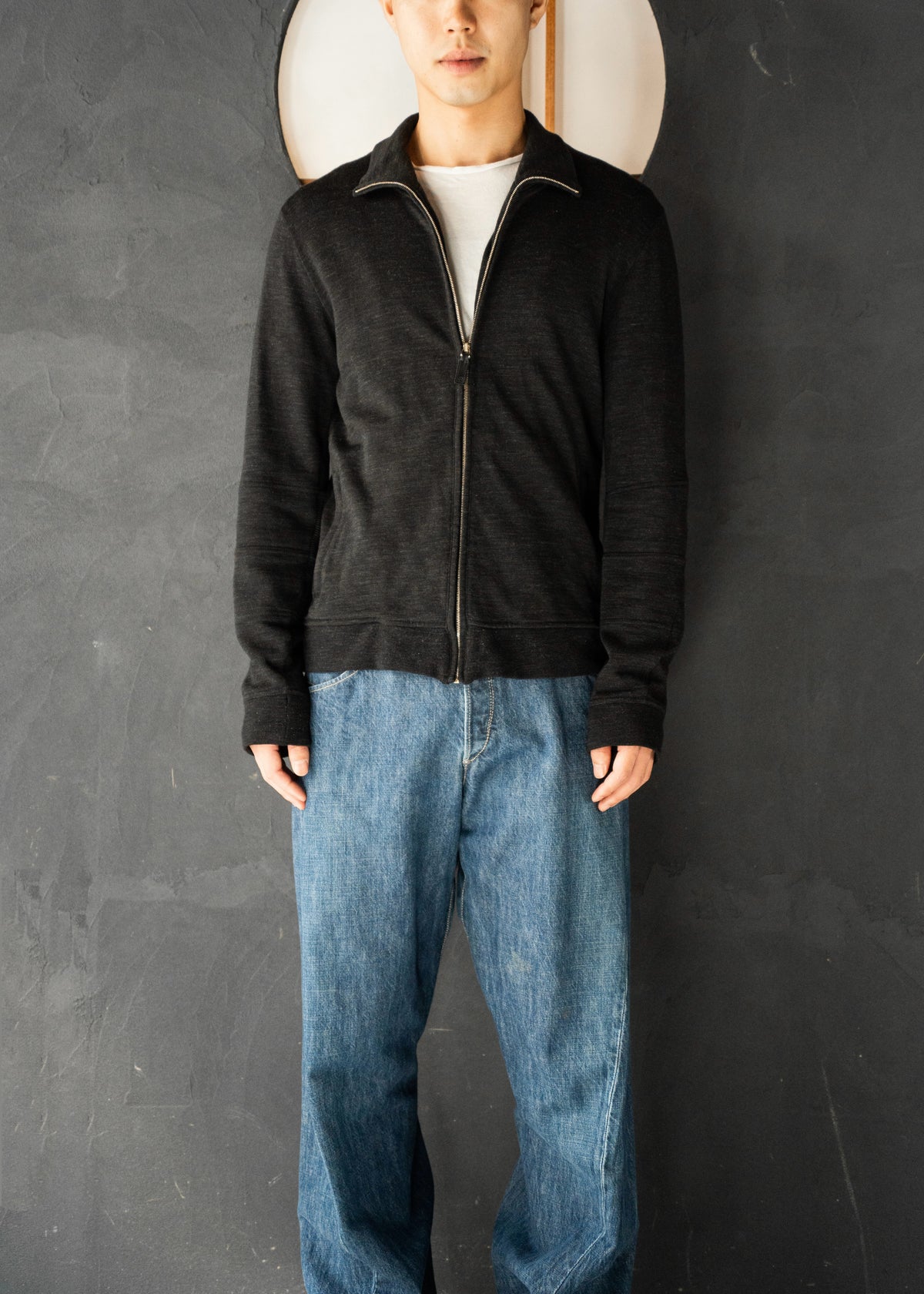 00’s GUCCI by Tom Ford zip up wool blend sweater