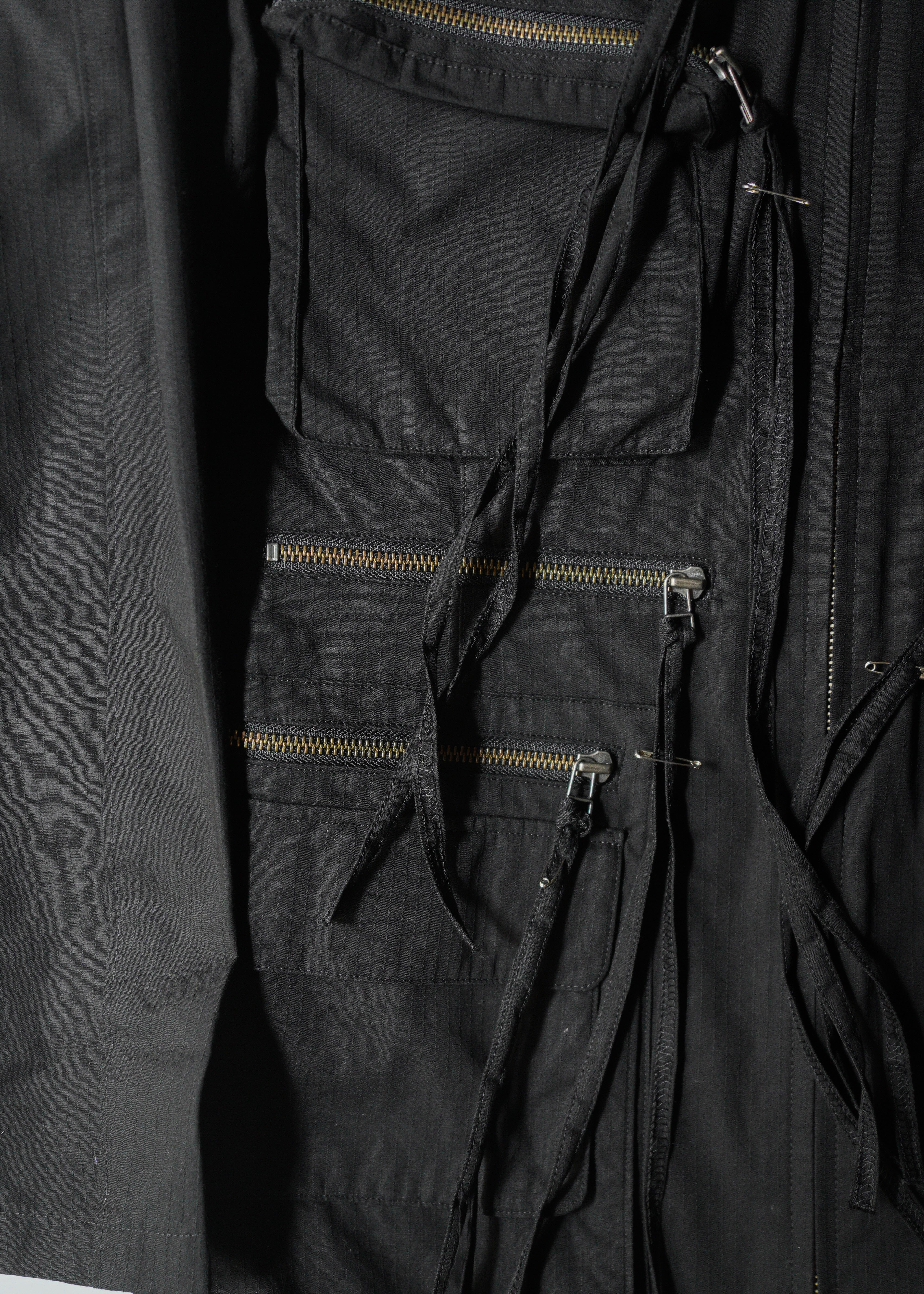 Jean Paul Gaultier ジャンポールゴルチエ 90年代 multi pocket double zip up コットン ジャケット メンズ