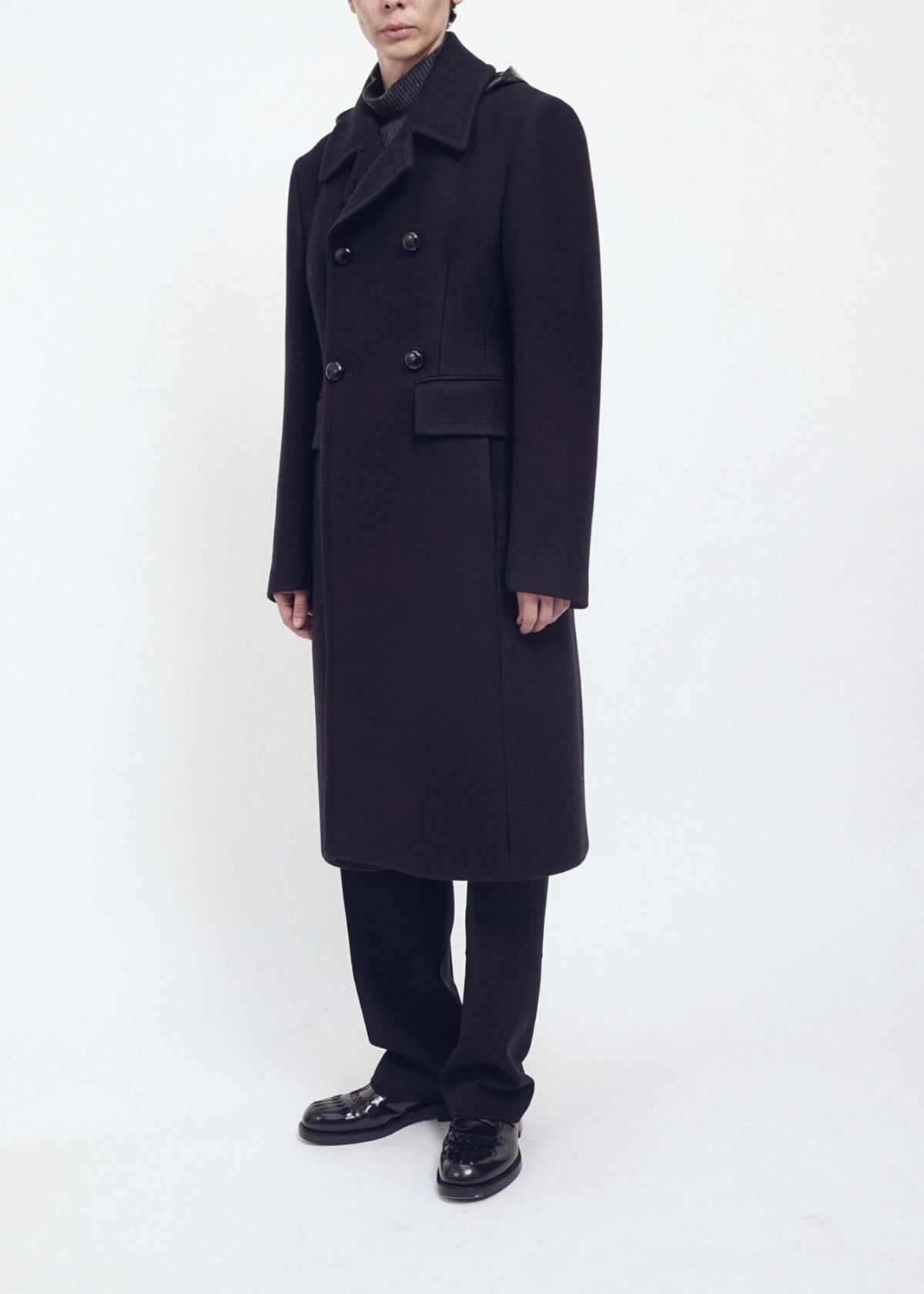 NAMACHEKO 26AW RAGNALL COAT / BLACK