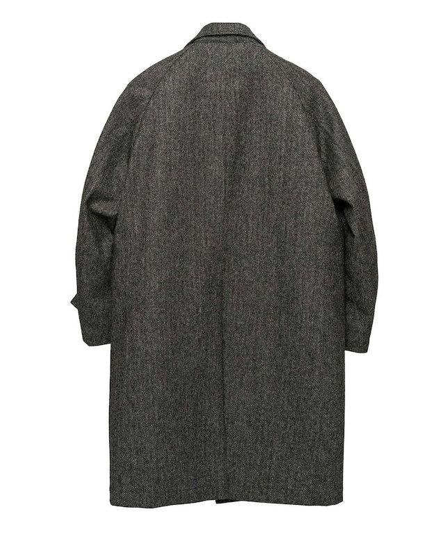 PHENIX by TKMT TYPE P-002A wool tweed balmacaan coat / Gray