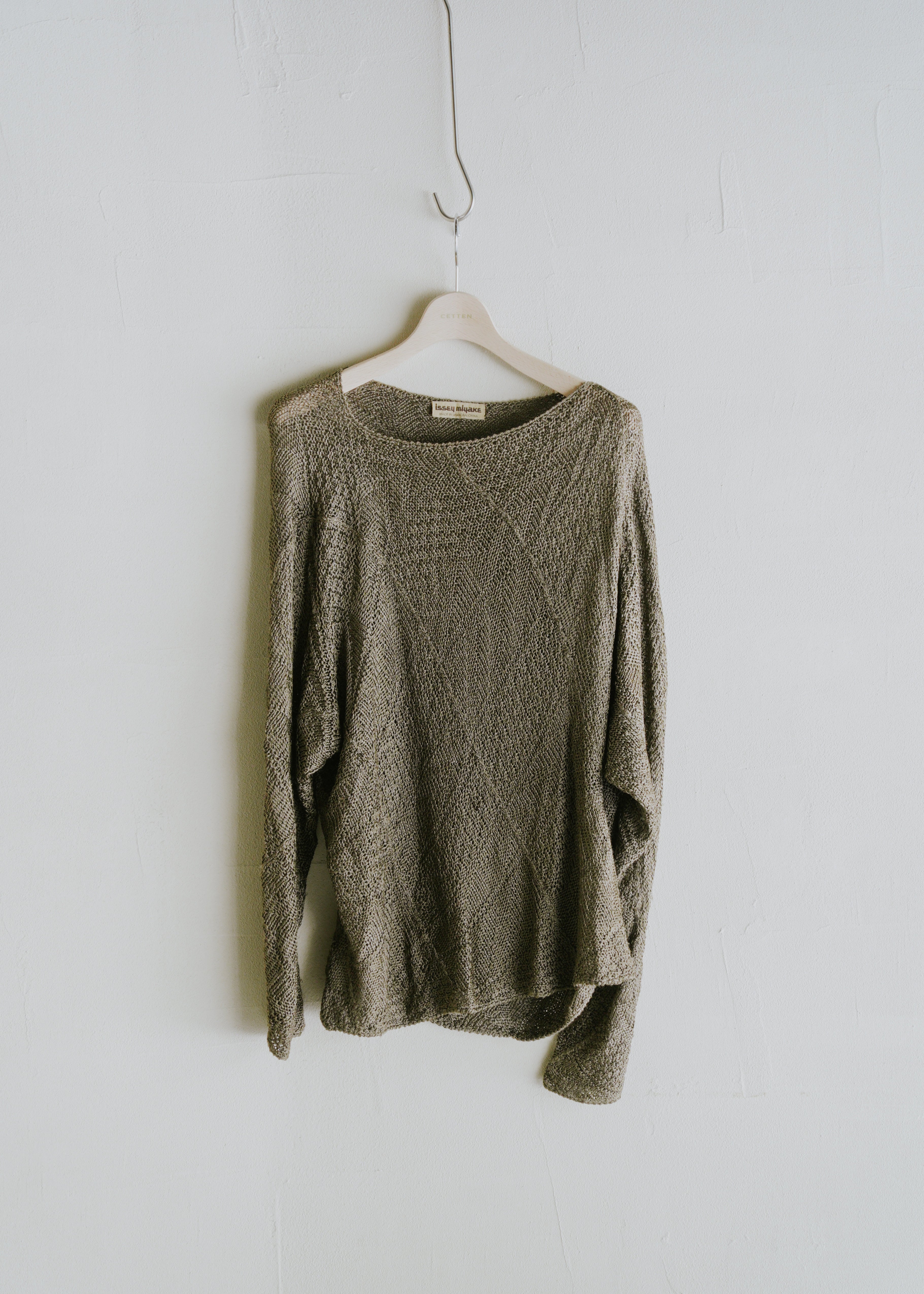 70-80's ISSEY MIYAKE dolman sleeves silk lace cut and sew