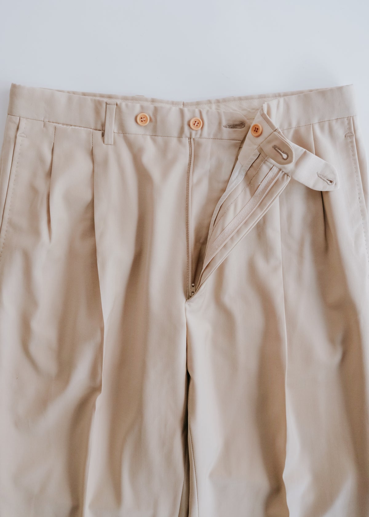 00's ADER Sartoria 1978 by Loro piana Super 120's wool two tucked relaxing tapered slacks