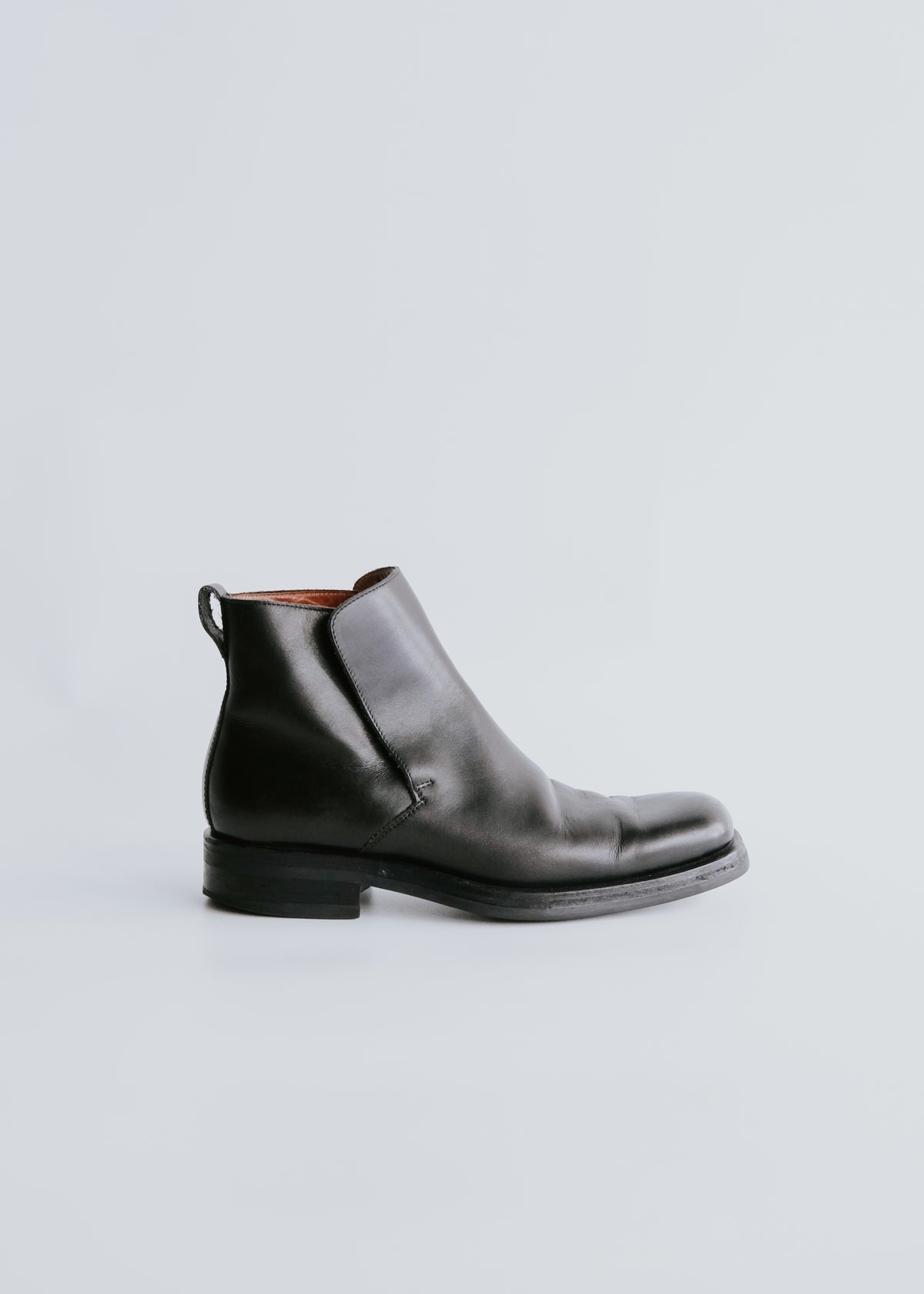 90-00's GUCCI front gore square toe boots