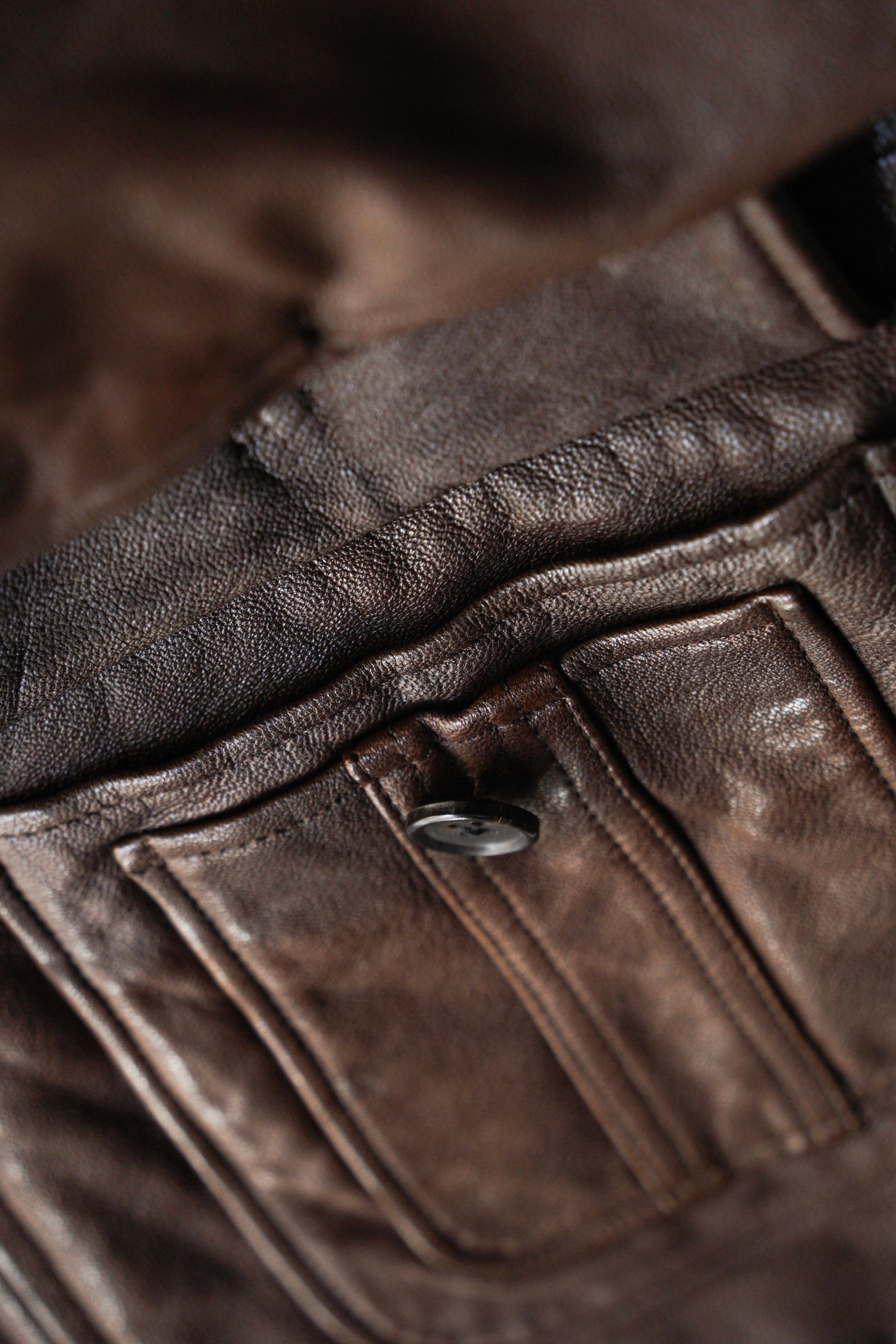 Paul Smith safari leather zip-up blouson