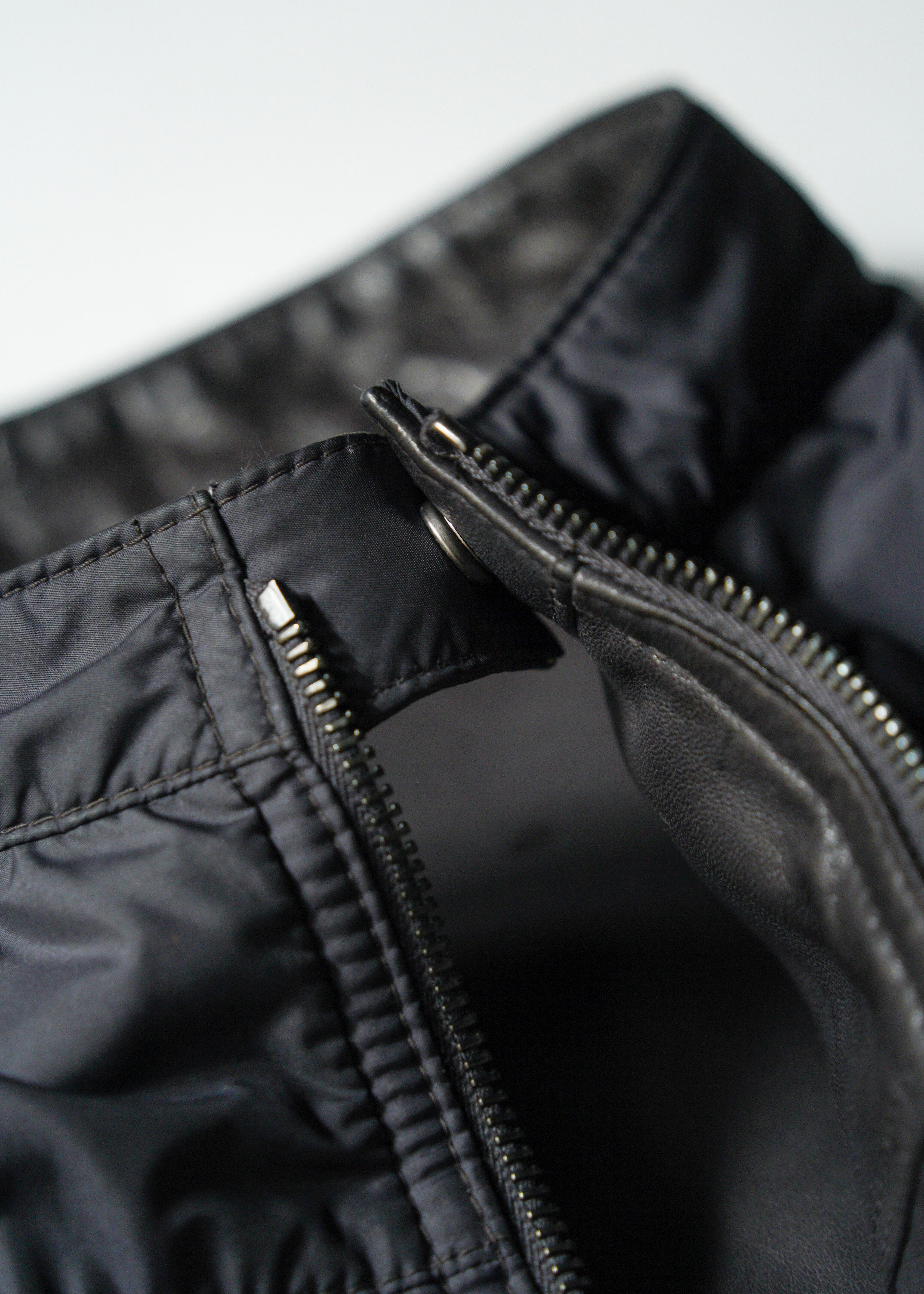 90’s Salvatore Ferragamo reversible single zip up leather jacket