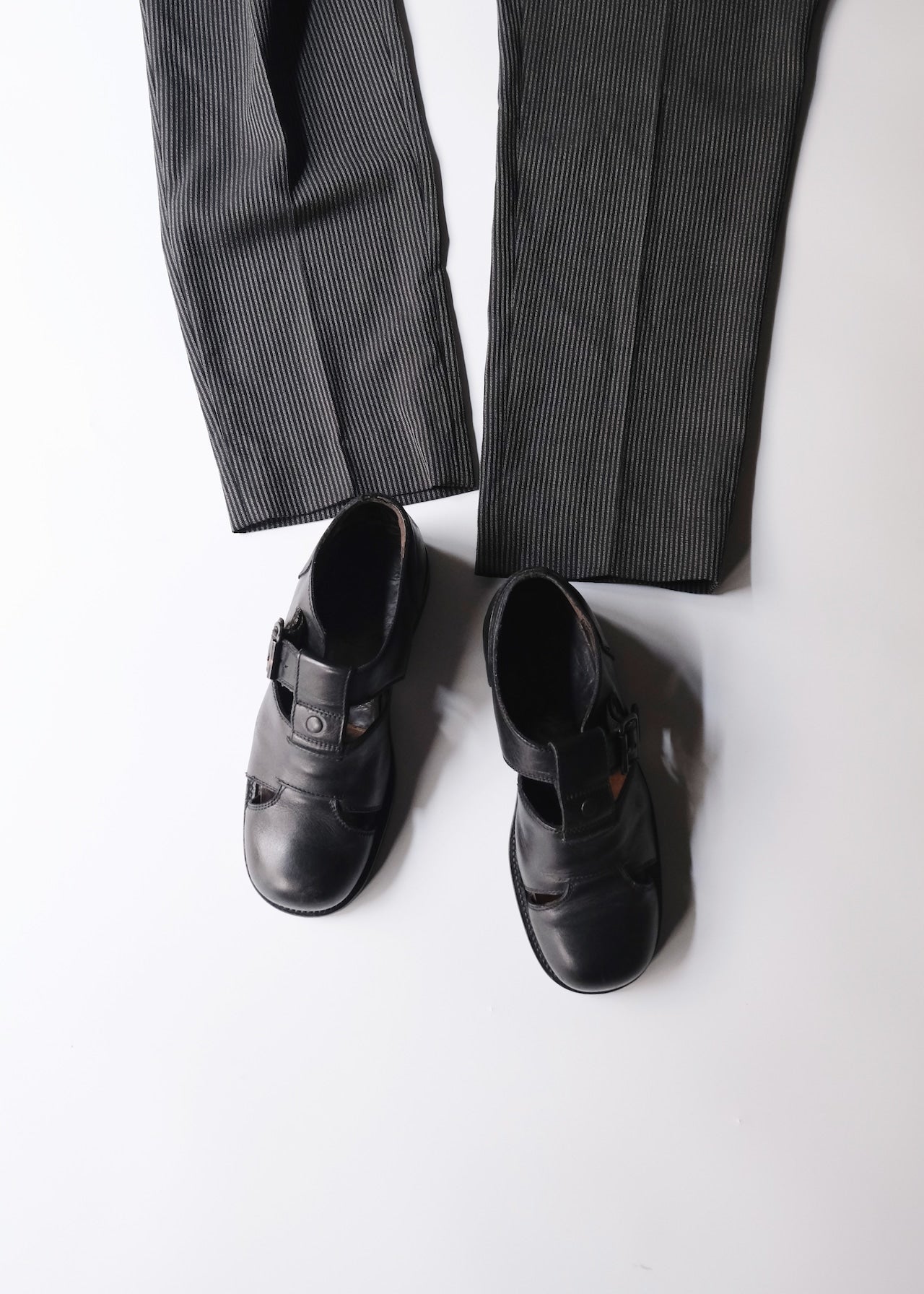 90’s Y's for men leather mule sandals