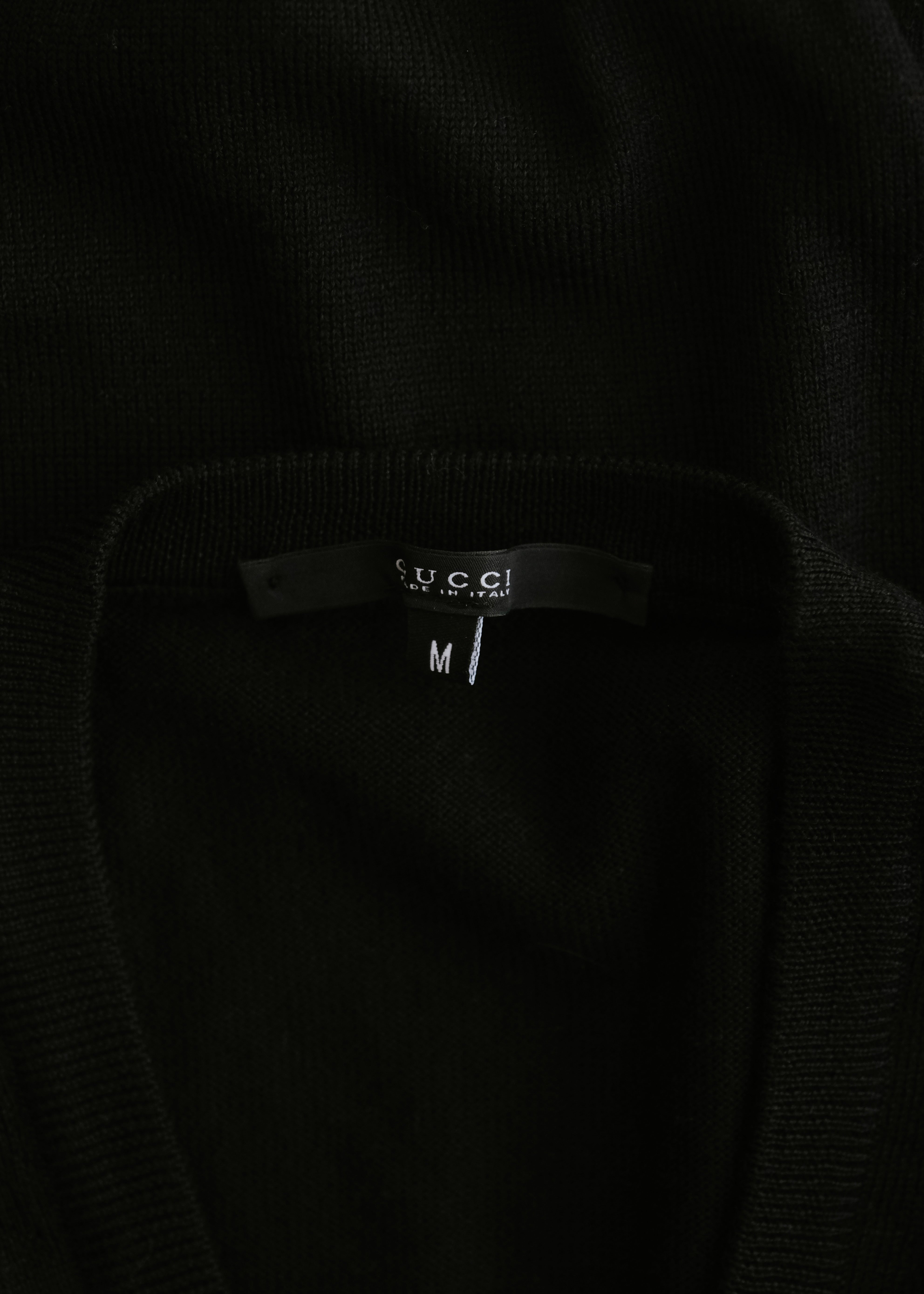 GUCCI グッチ 10年代 フリーダジャンニーニ期 Vネック ウールニット セーター 古着 アーカイブ ヴィンテージ メンズ