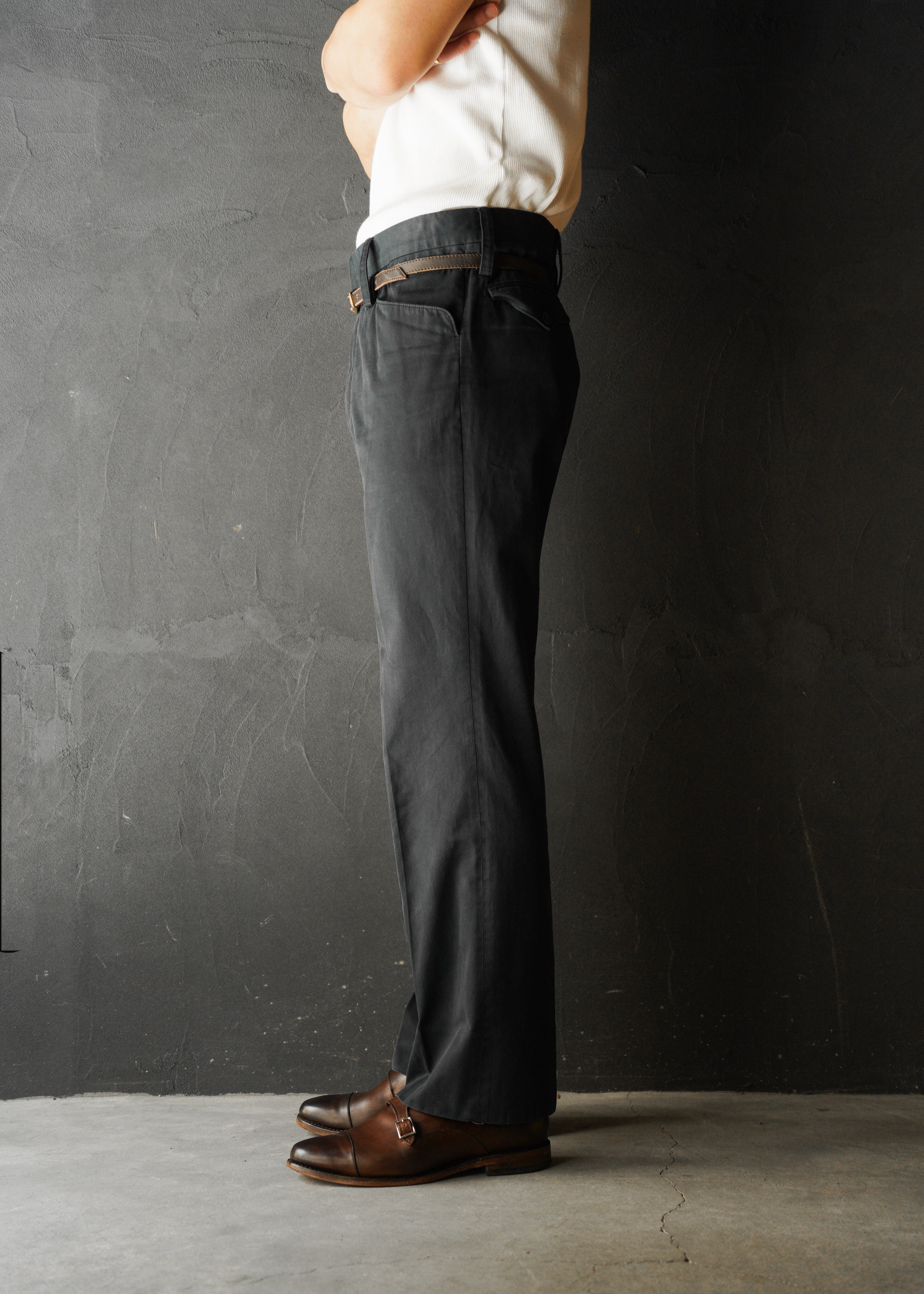GUCCI by Tom Ford 2004SS tapered cotton trousers