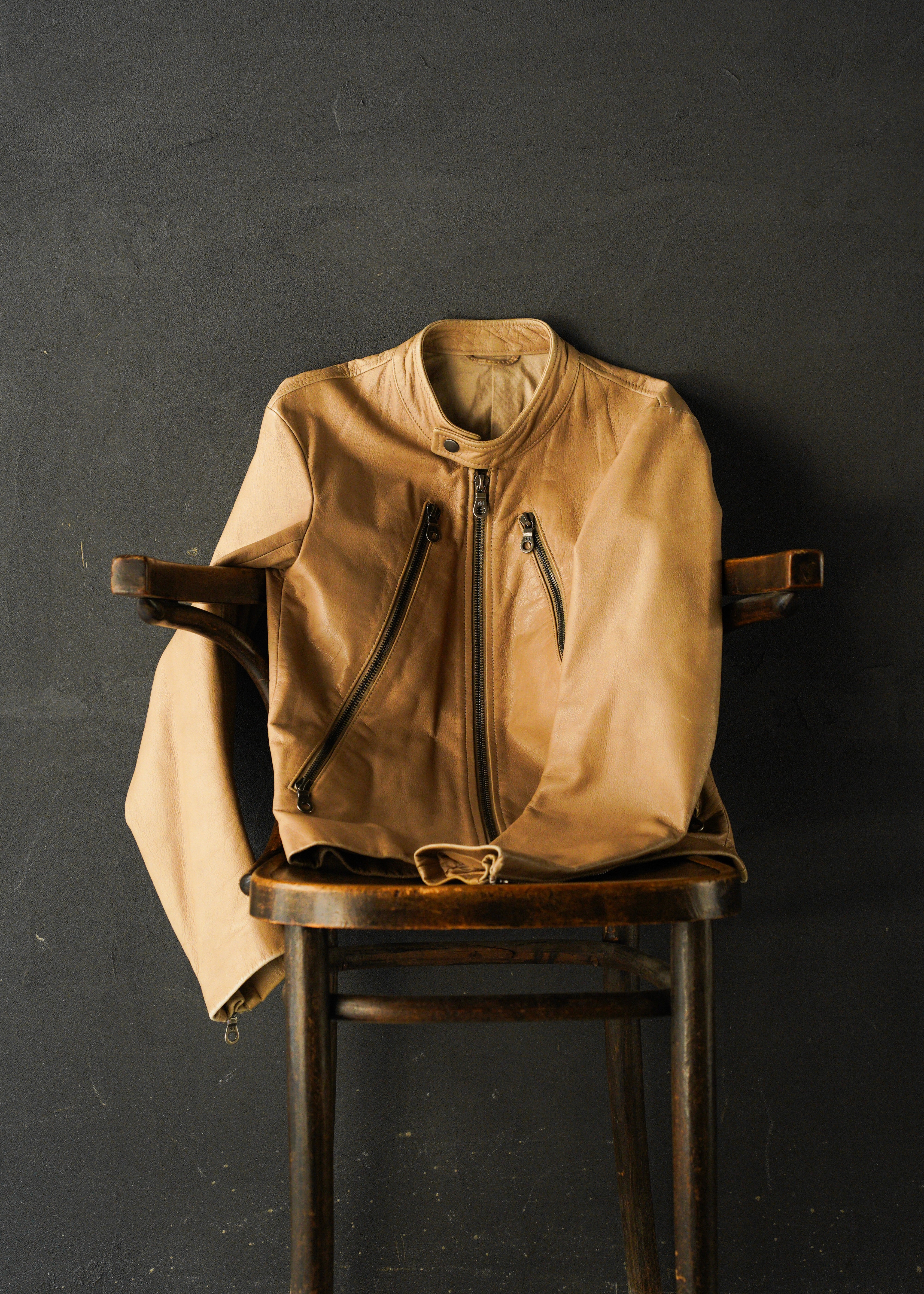 Martin Margiela 08SS 5 zip leather riders jacket