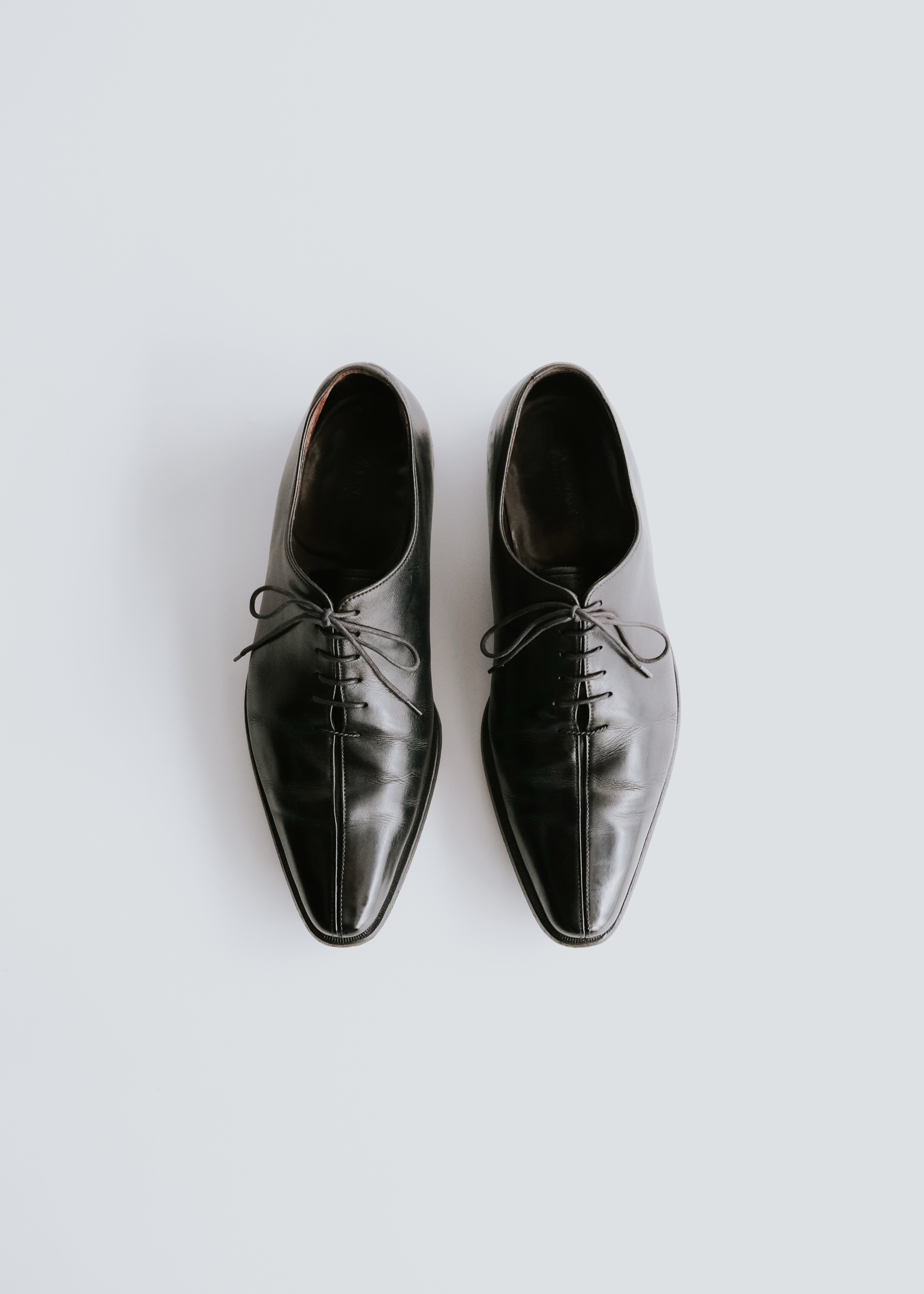 BOTTEGA VENETA center seam leather shoes