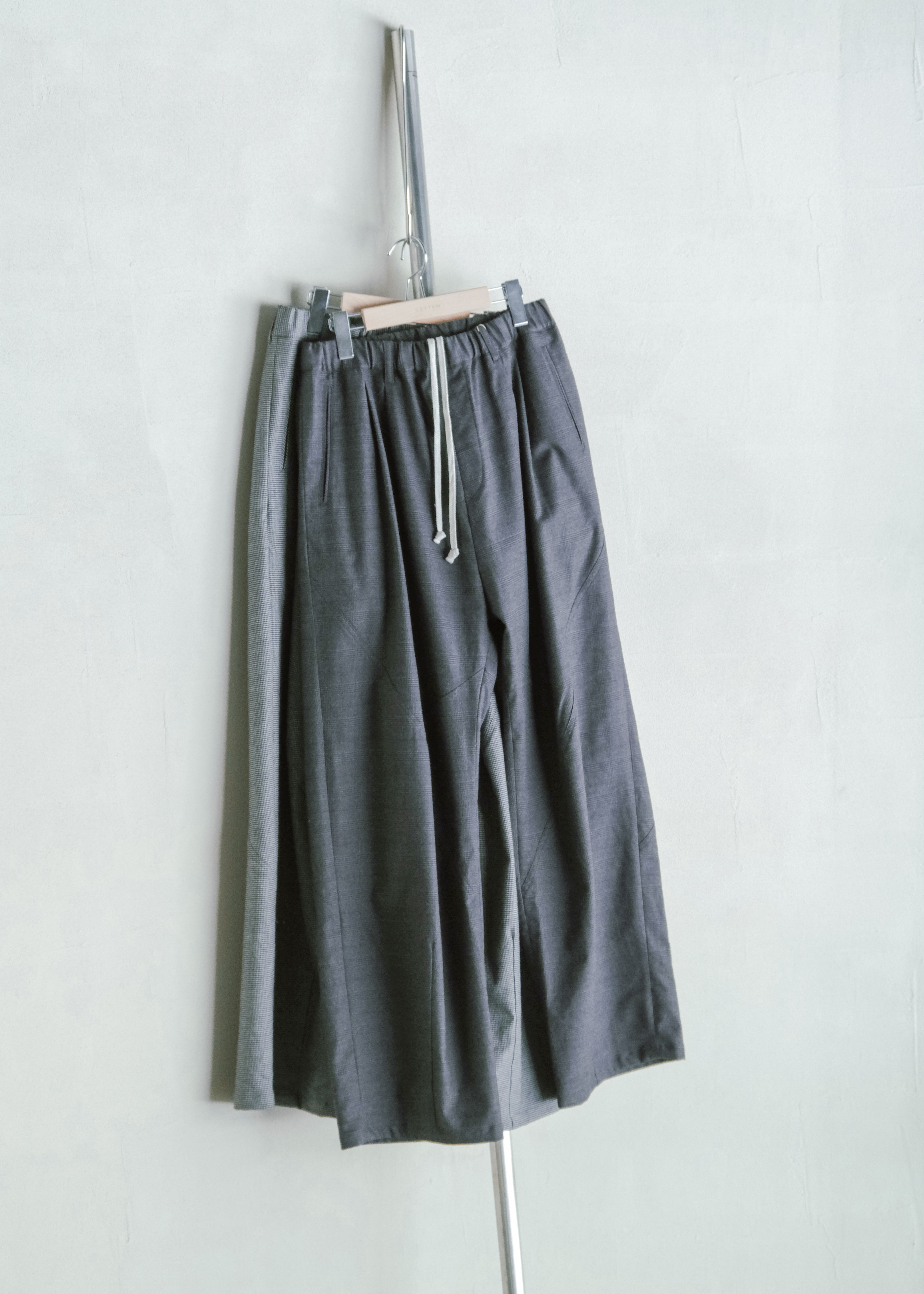 HOMO LUDENS 26AW Ex. Y.M. Jockey easy パンツ charcoal メンズ