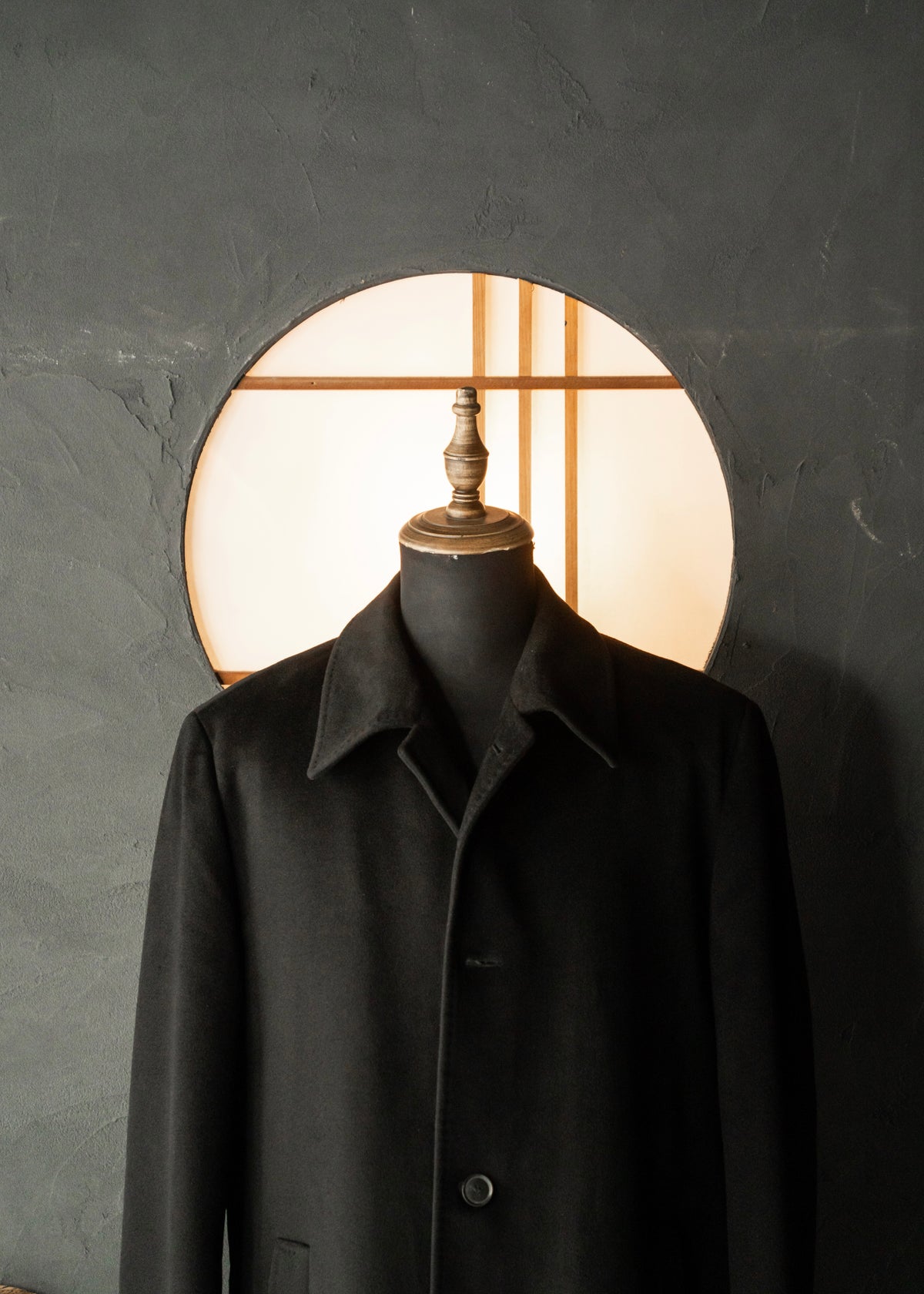 90-00’s HUGO BOSS cashmere balmacaan coat