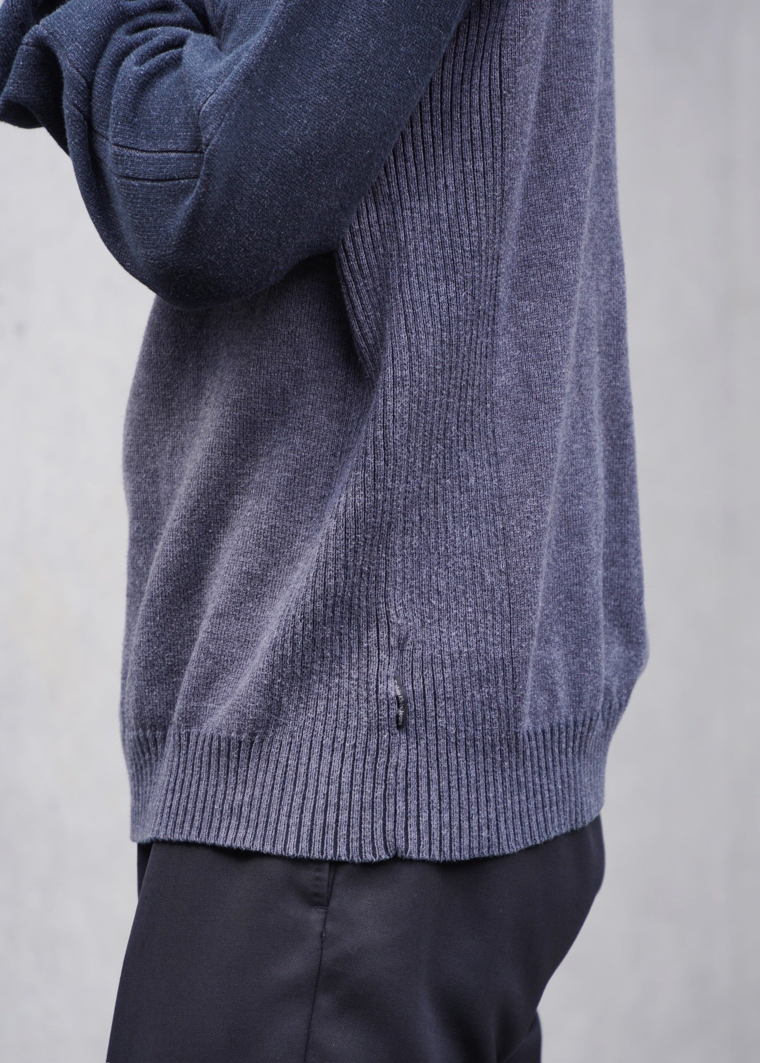 Calvin Klein Jeans half zip switching raglan knit
