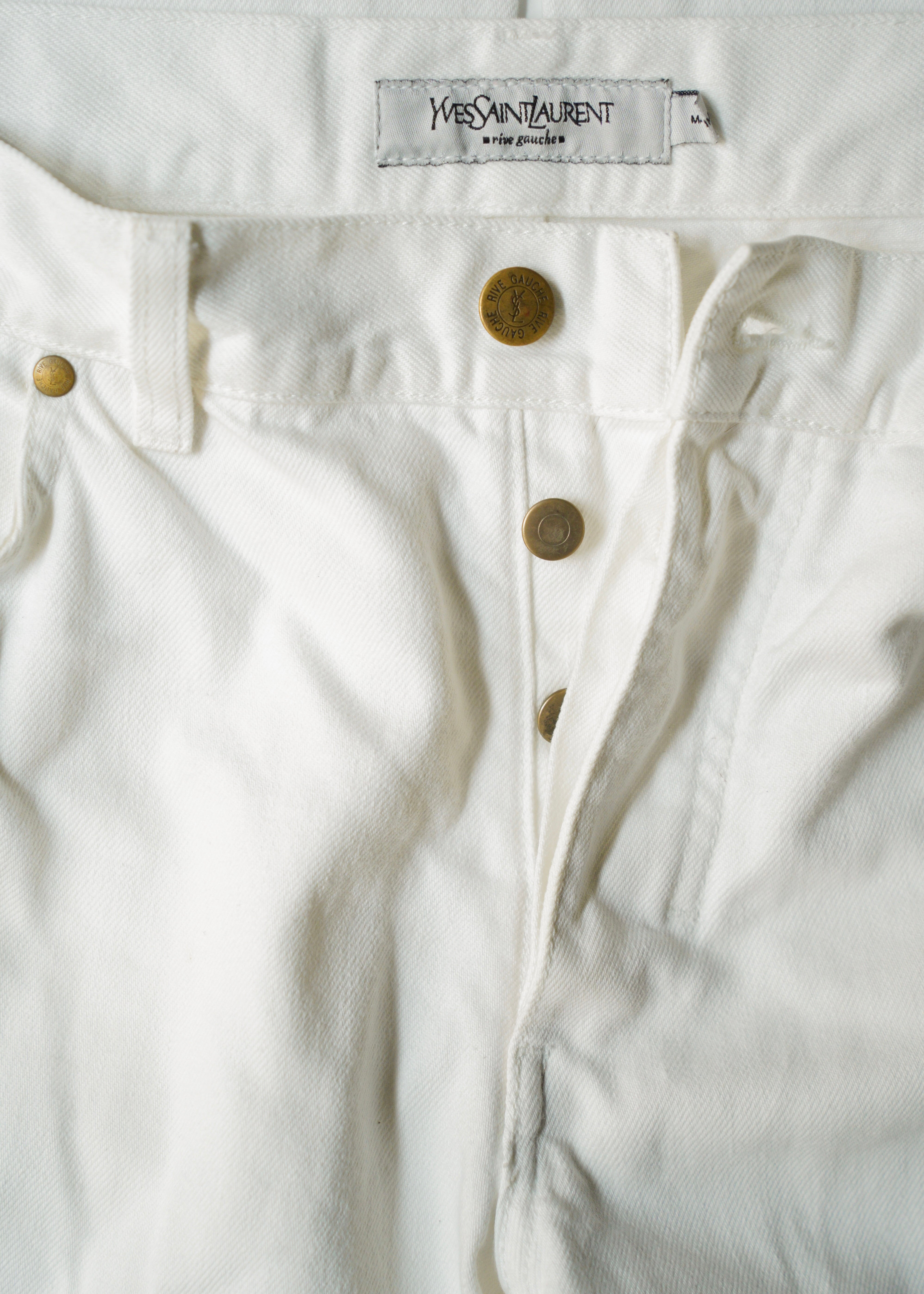 Yves saint laurent rive gauche by  Tom Ford bootcut cotton trousers