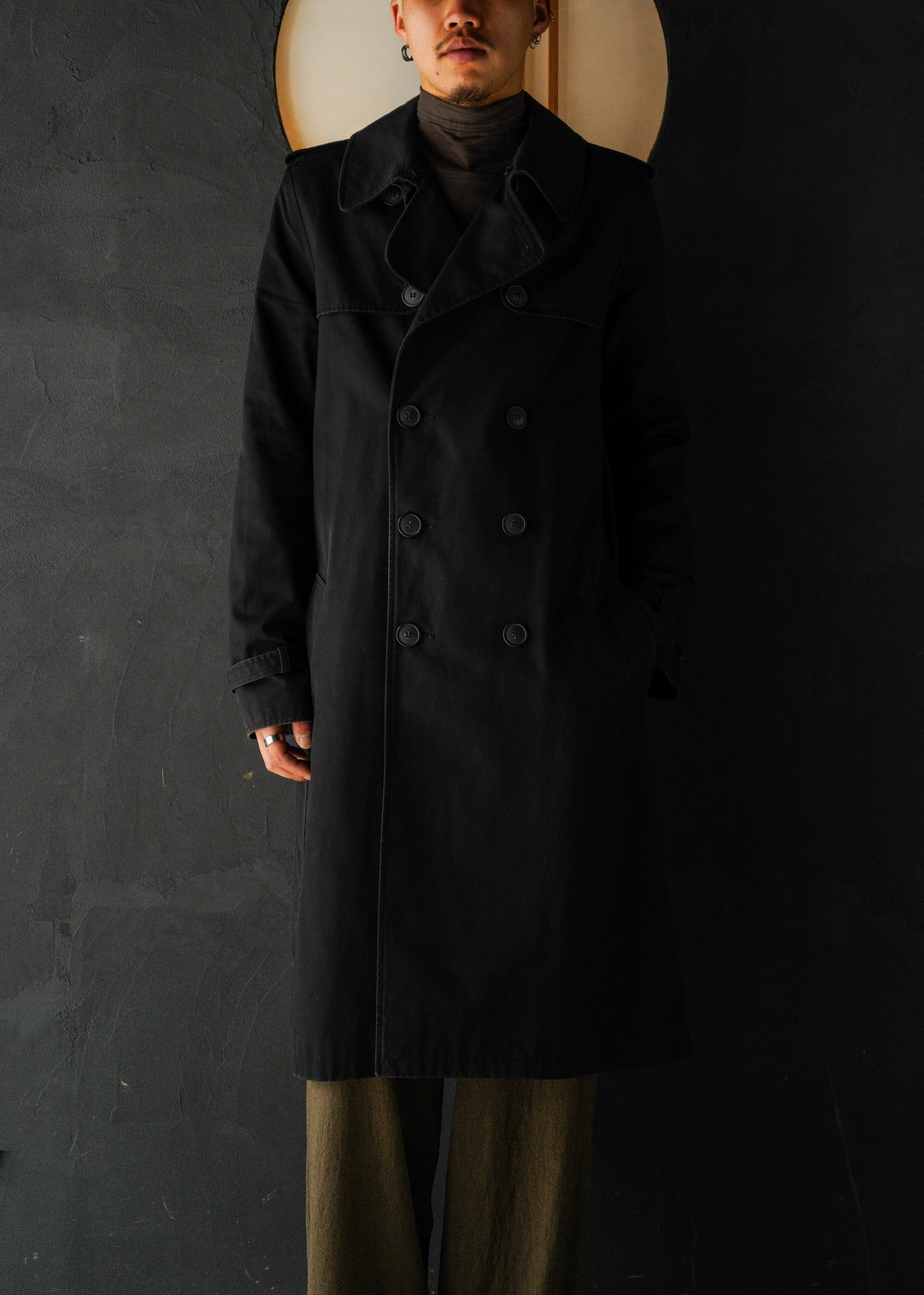90's-00's A.P.C. cotton trench coat