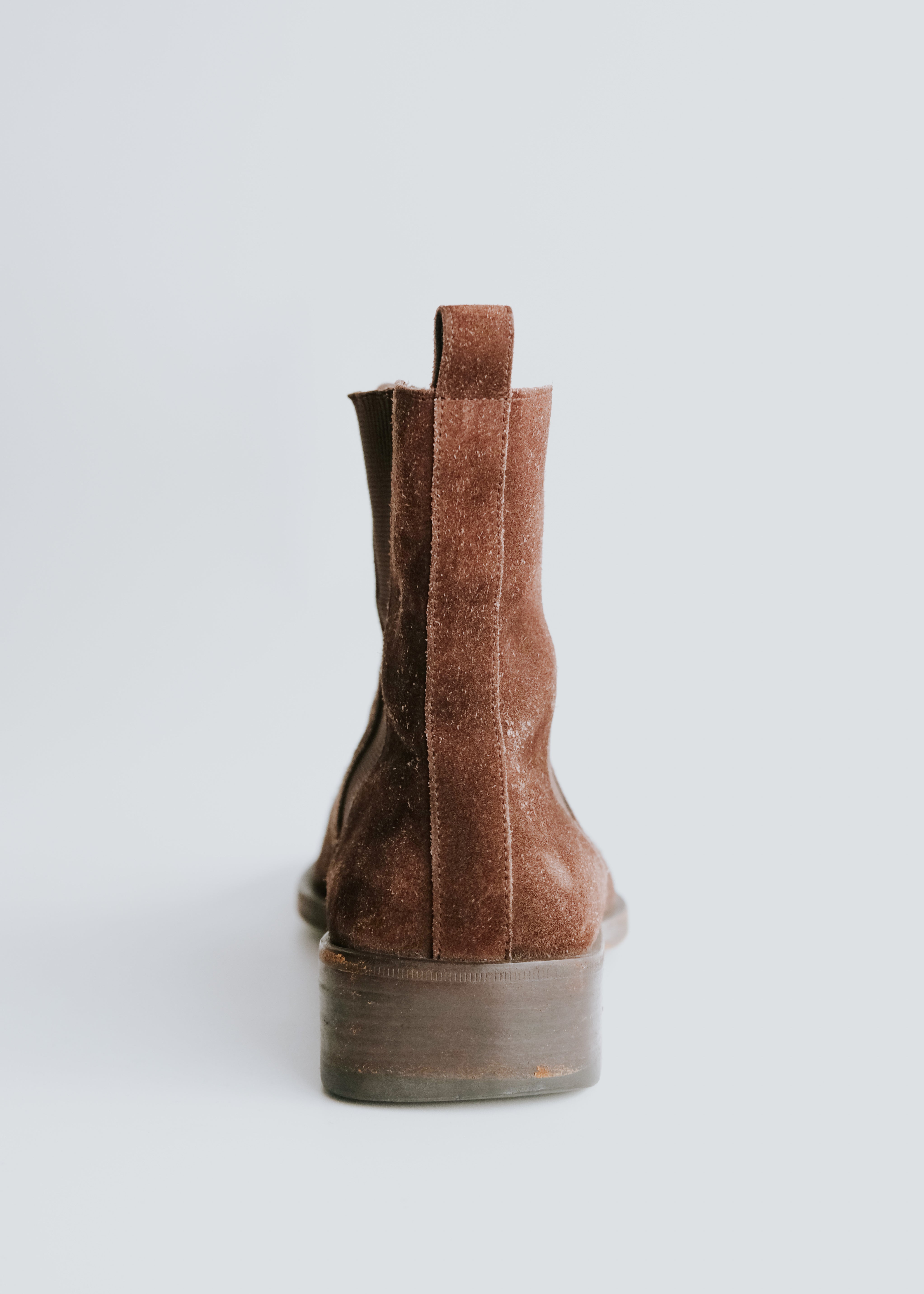 90-00's GUCCI by Tom Ford side gore suede leather boots