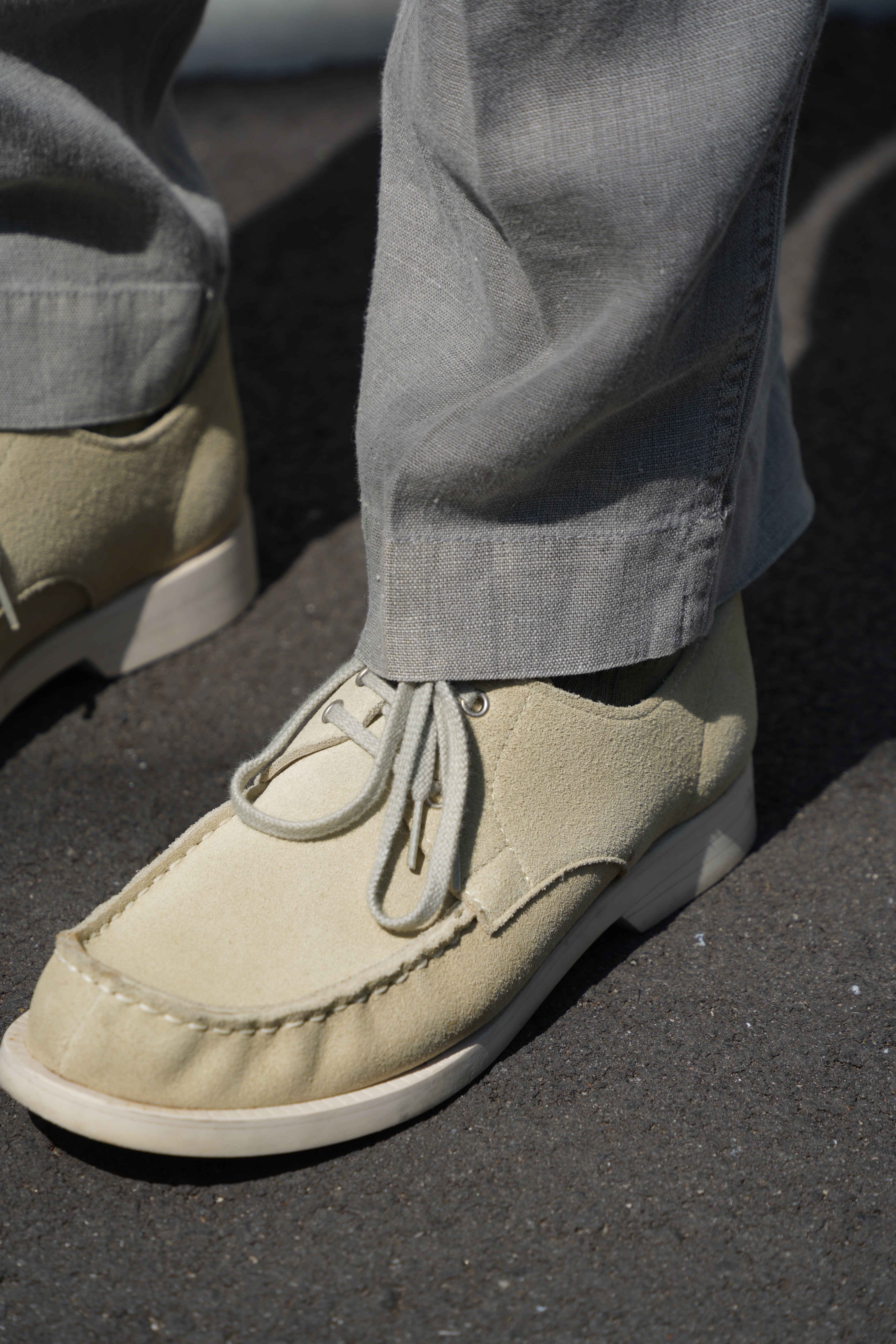 COMME des GARÇONS Homme suede deck shoes