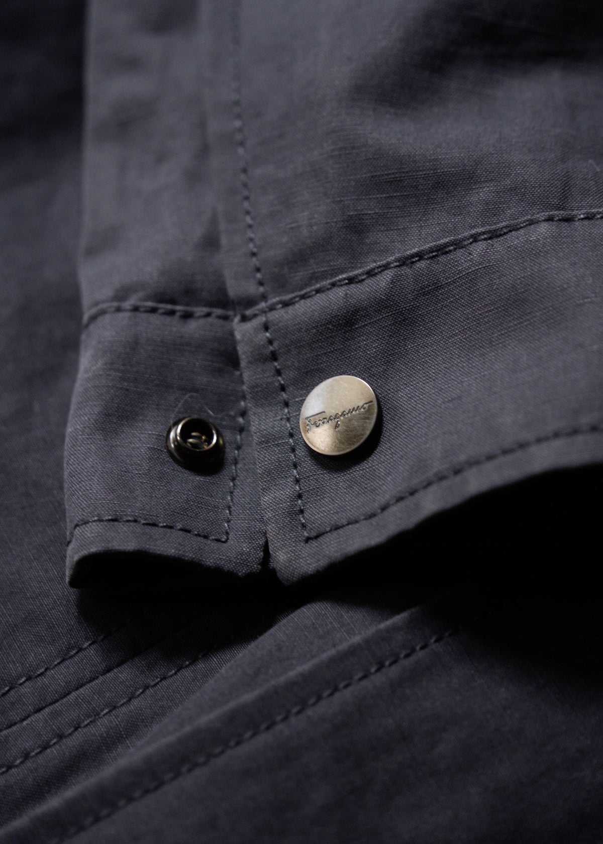 00-10's Salvatore Ferragamo Gancini buckle blouson