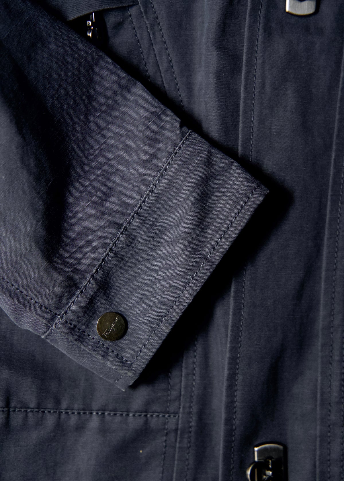 00-10's Salvatore Ferragamo Gancini buckle blouson
