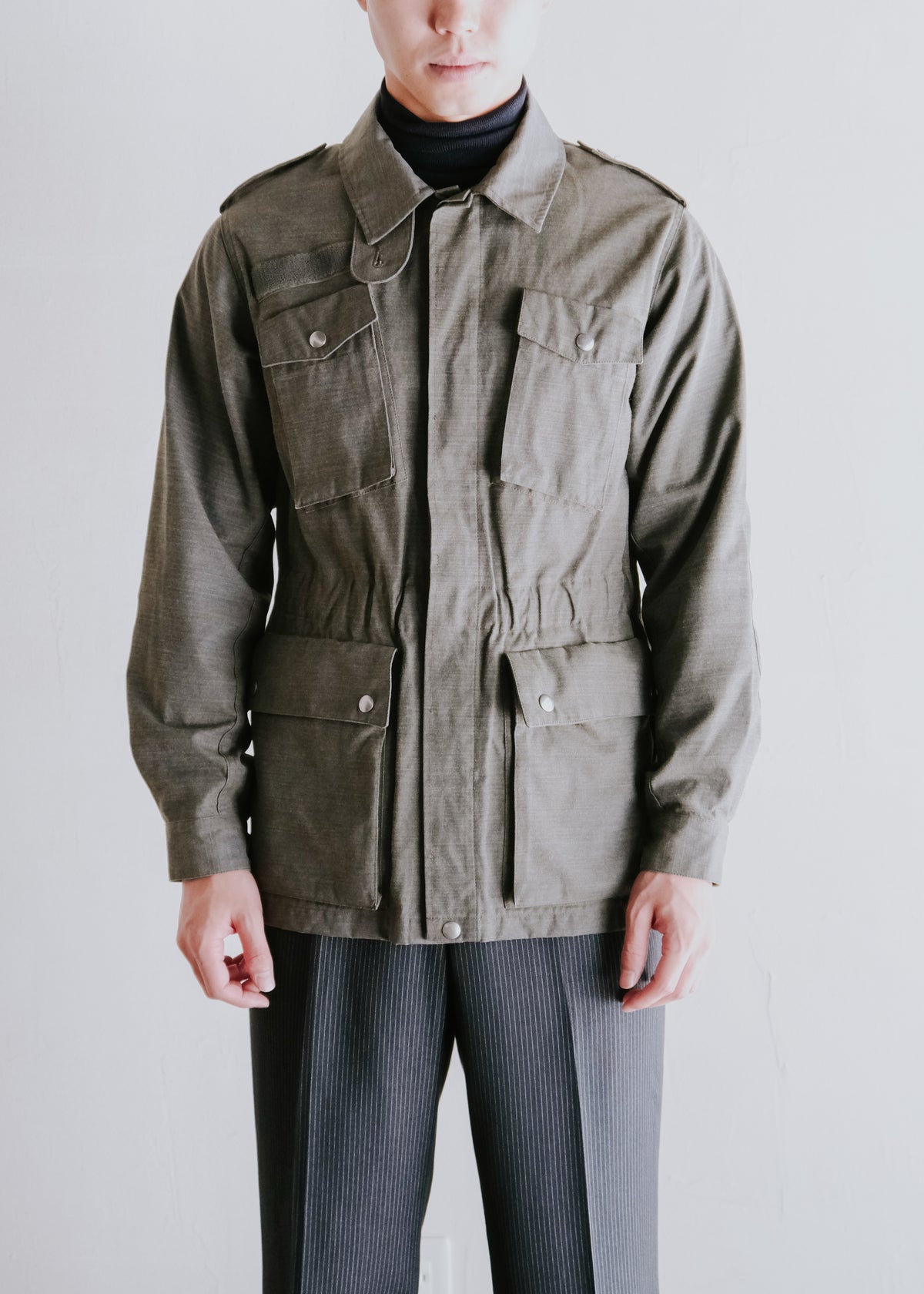 90's A.P.C. fly front safari jacket