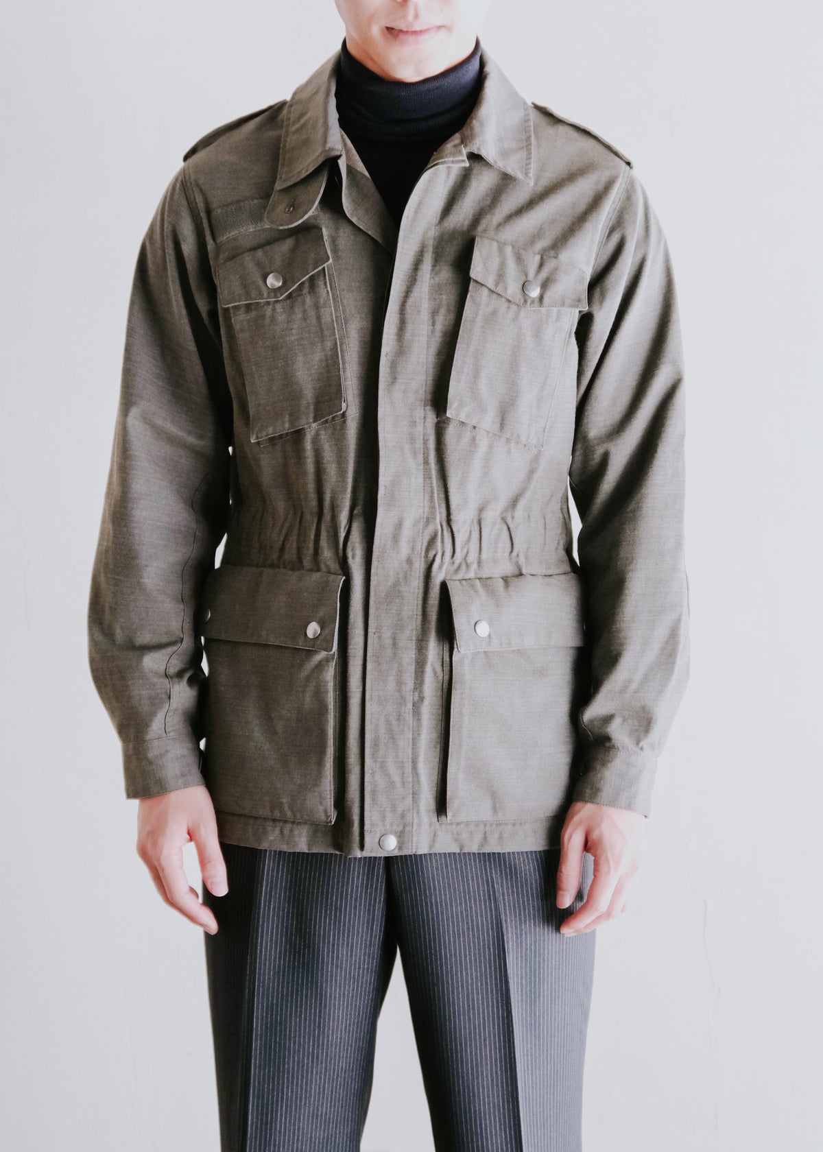 90's A.P.C. fly front safari jacket