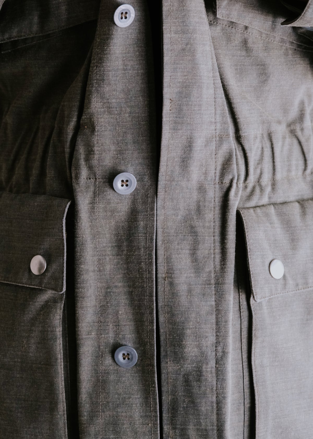 90's A.P.C. fly front safari jacket