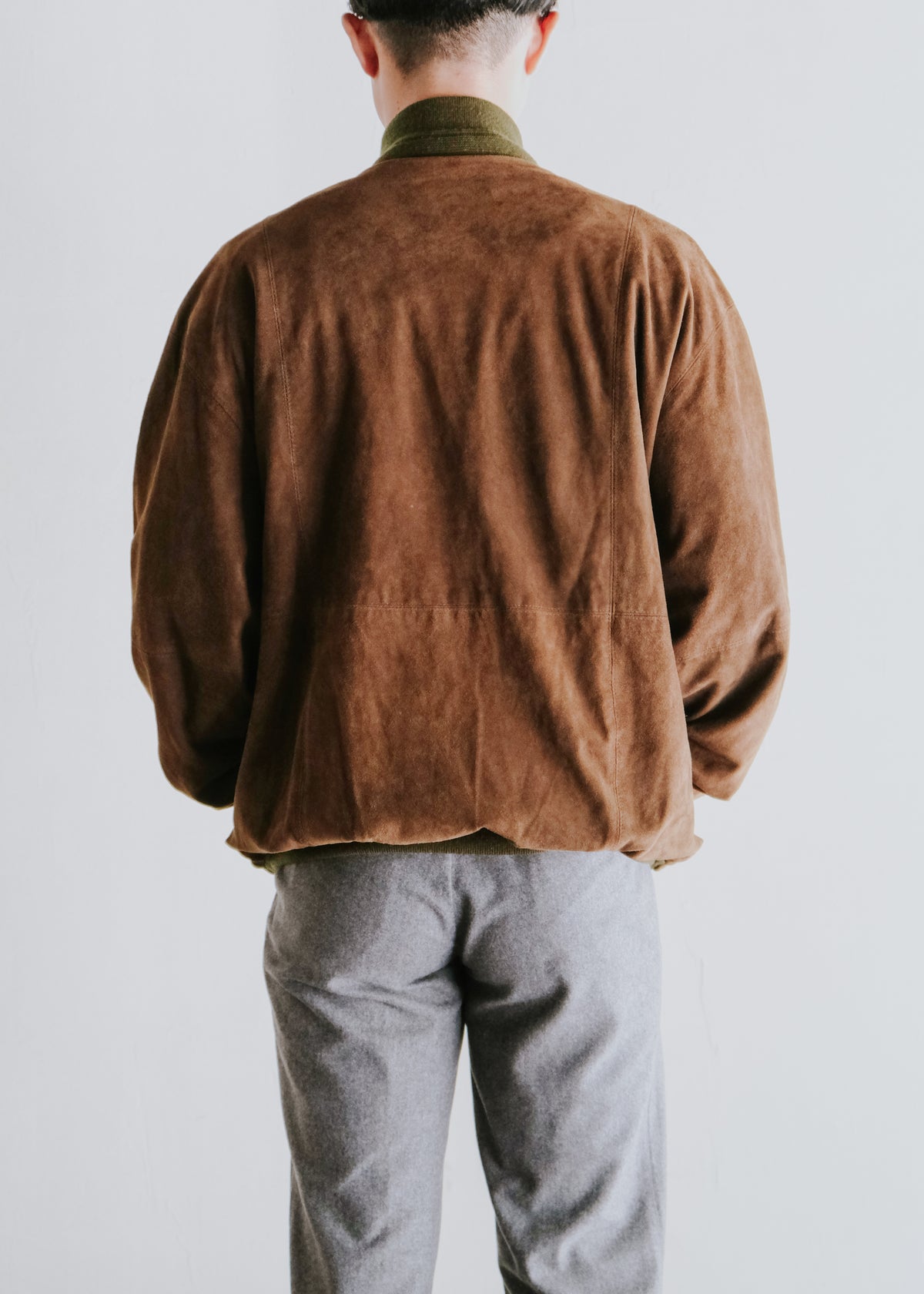 90-00's BARISAL goat suede leather valstar jacket