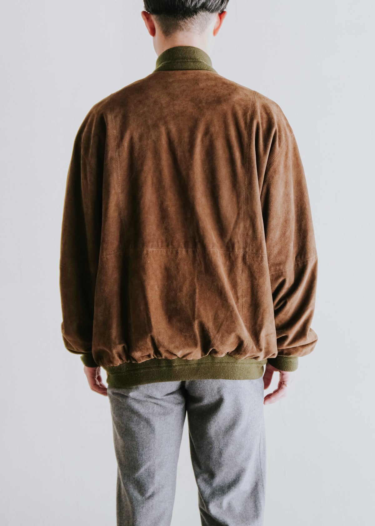 90-00's BARISAL goat suede leather valstar jacket