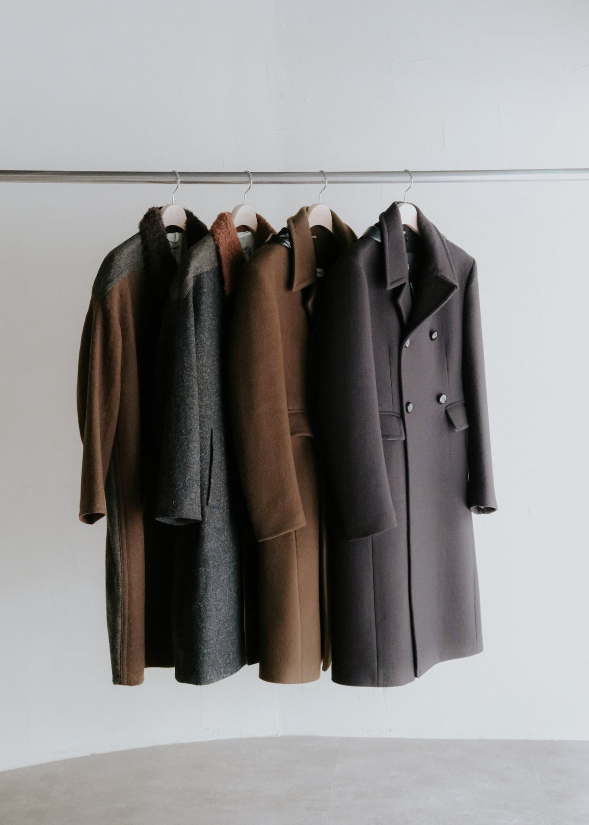 NAMACHEKO 26AW EMLEY COAT / SPECKLED GRAY