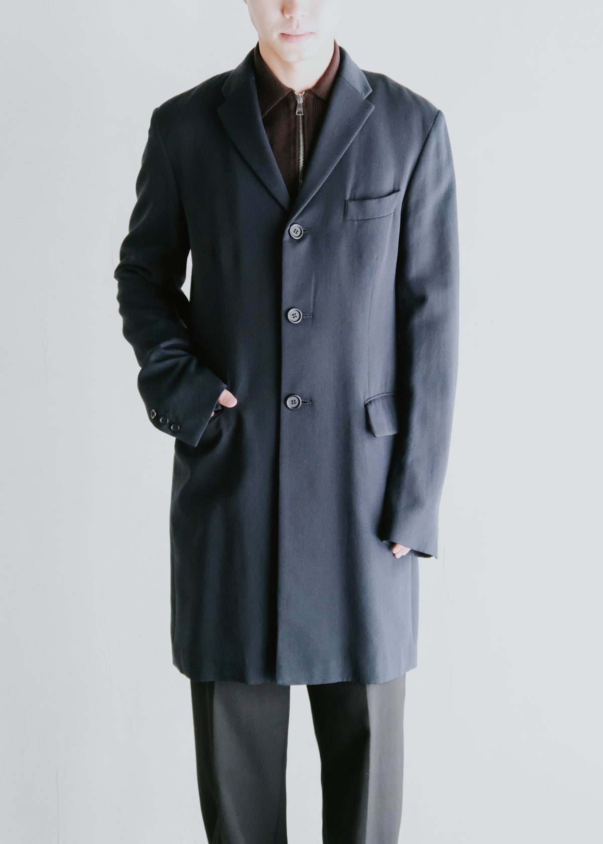 90-00's DRIES VAN NOTENblend 3B chesterfield coat