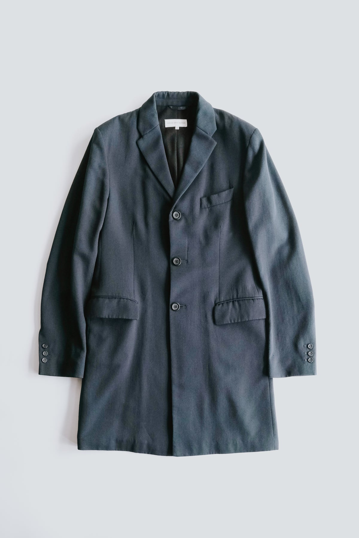 90-00's DRIES VAN NOTENblend 3B chesterfield coat