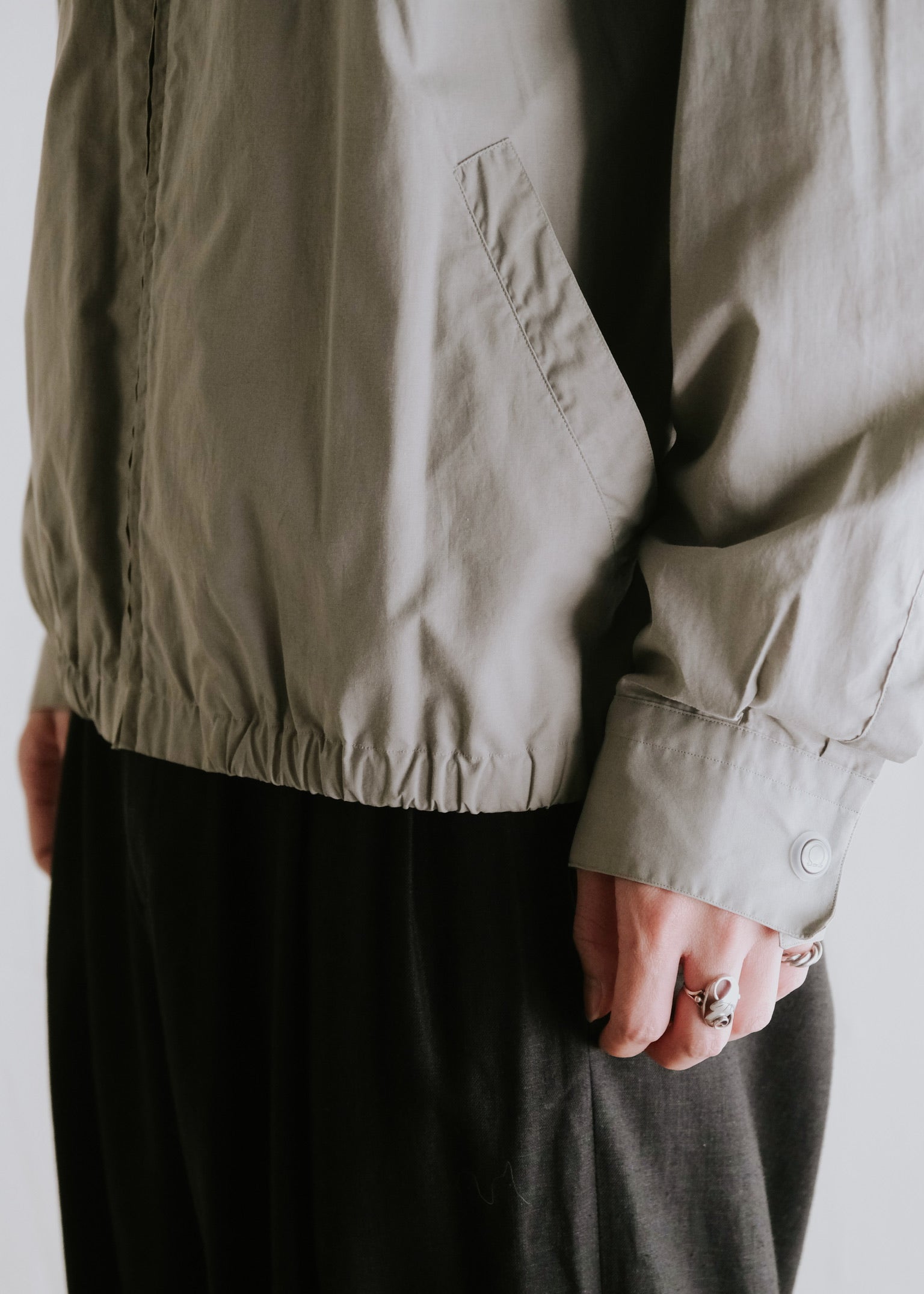 00-10's Salvatore Ferragamo light weight zip up jacket