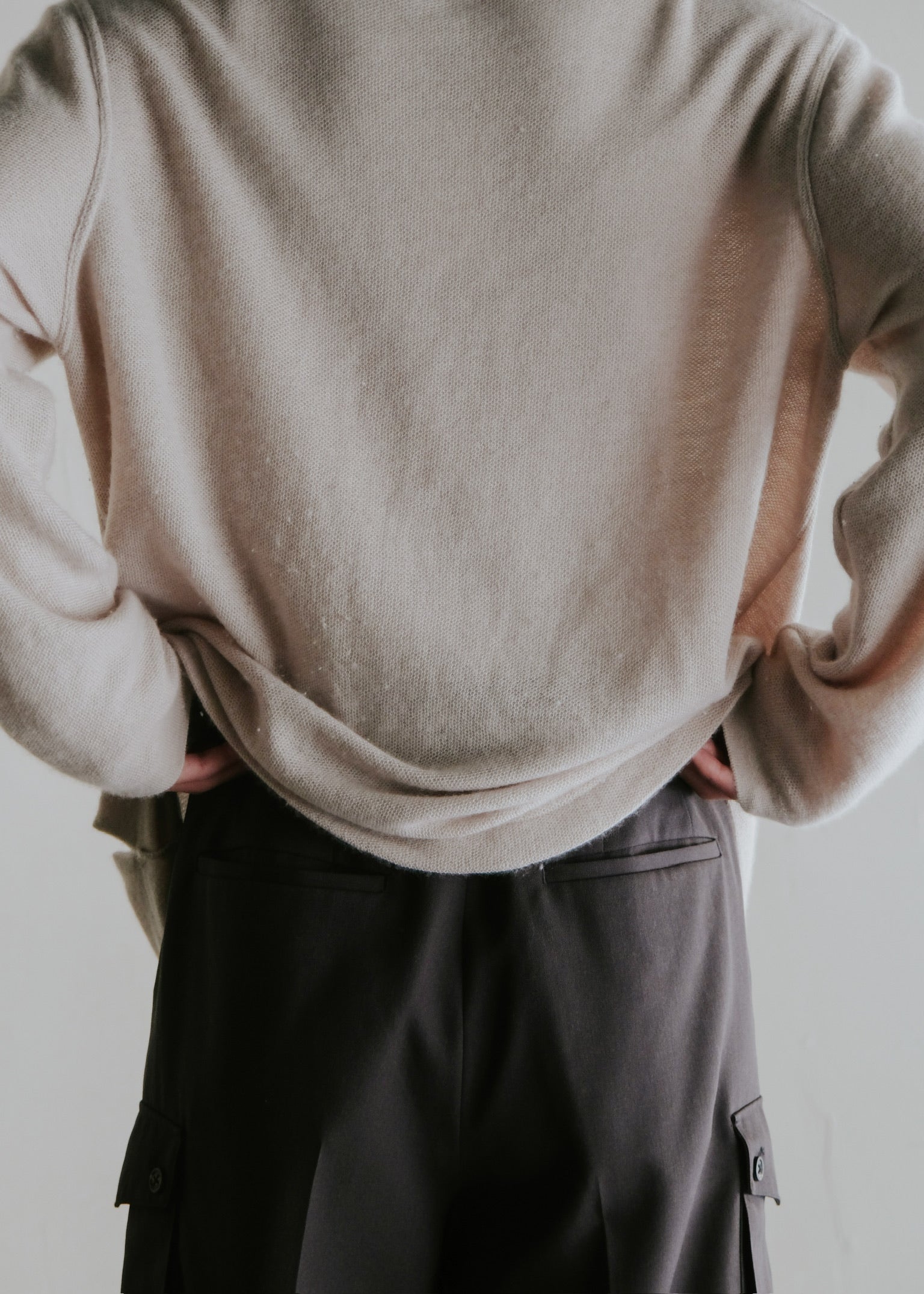 HERMÈS half zip cashmere knit