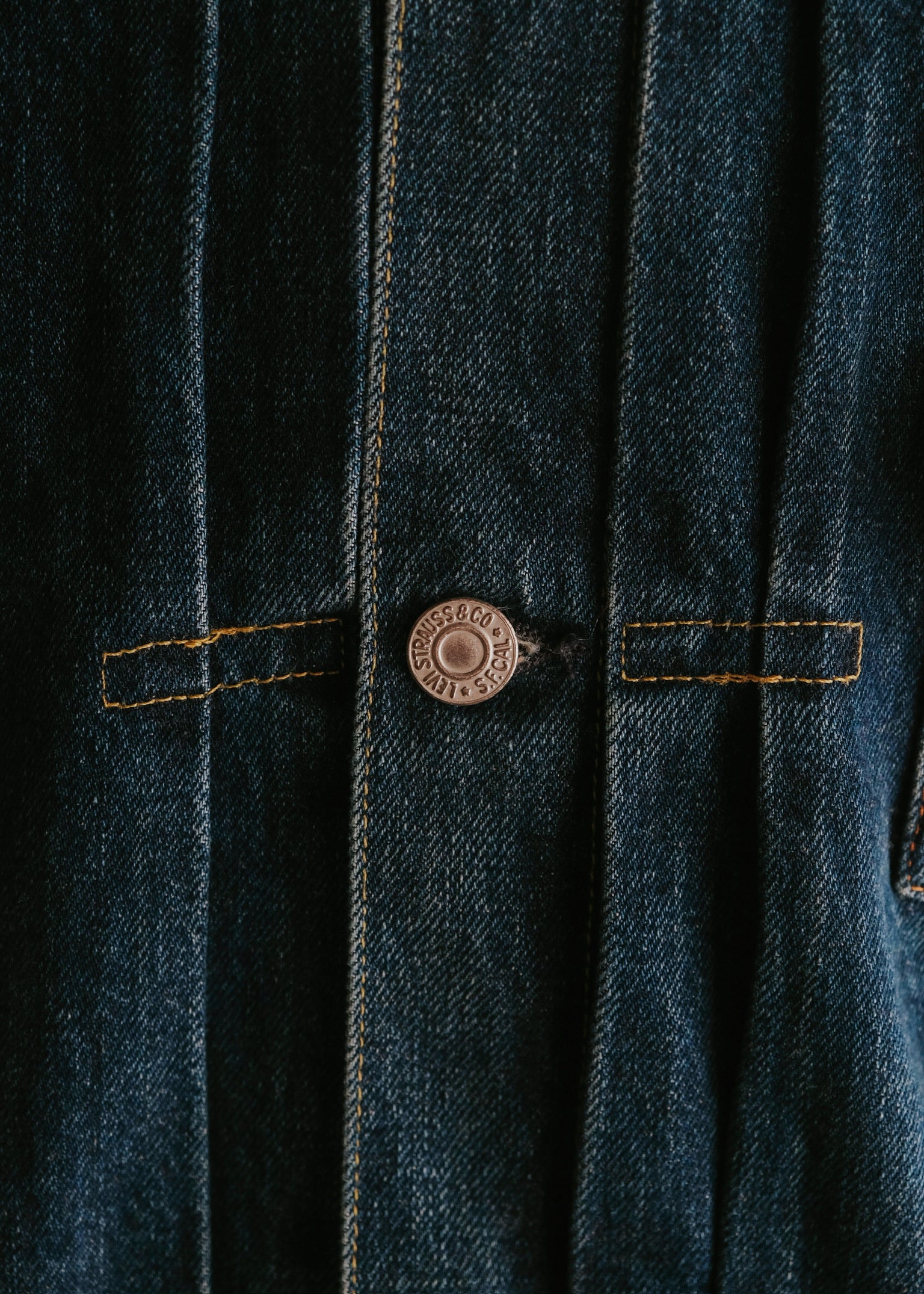 99's Levi's 506XX 1st type selvage denim jacket made in Valencia factory