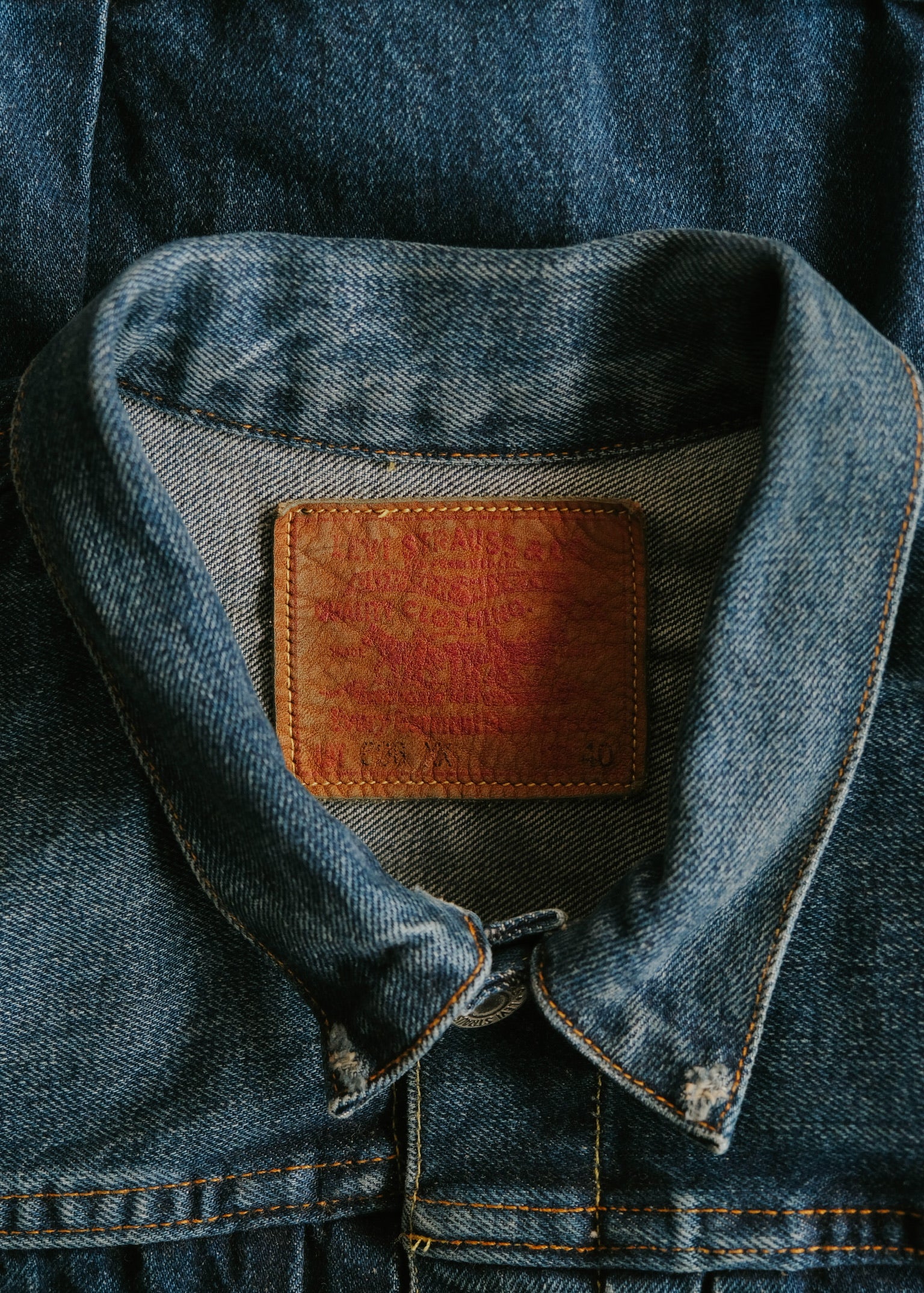 99's Levi's 506XX 1st type selvage denim jacket made in Valencia factory