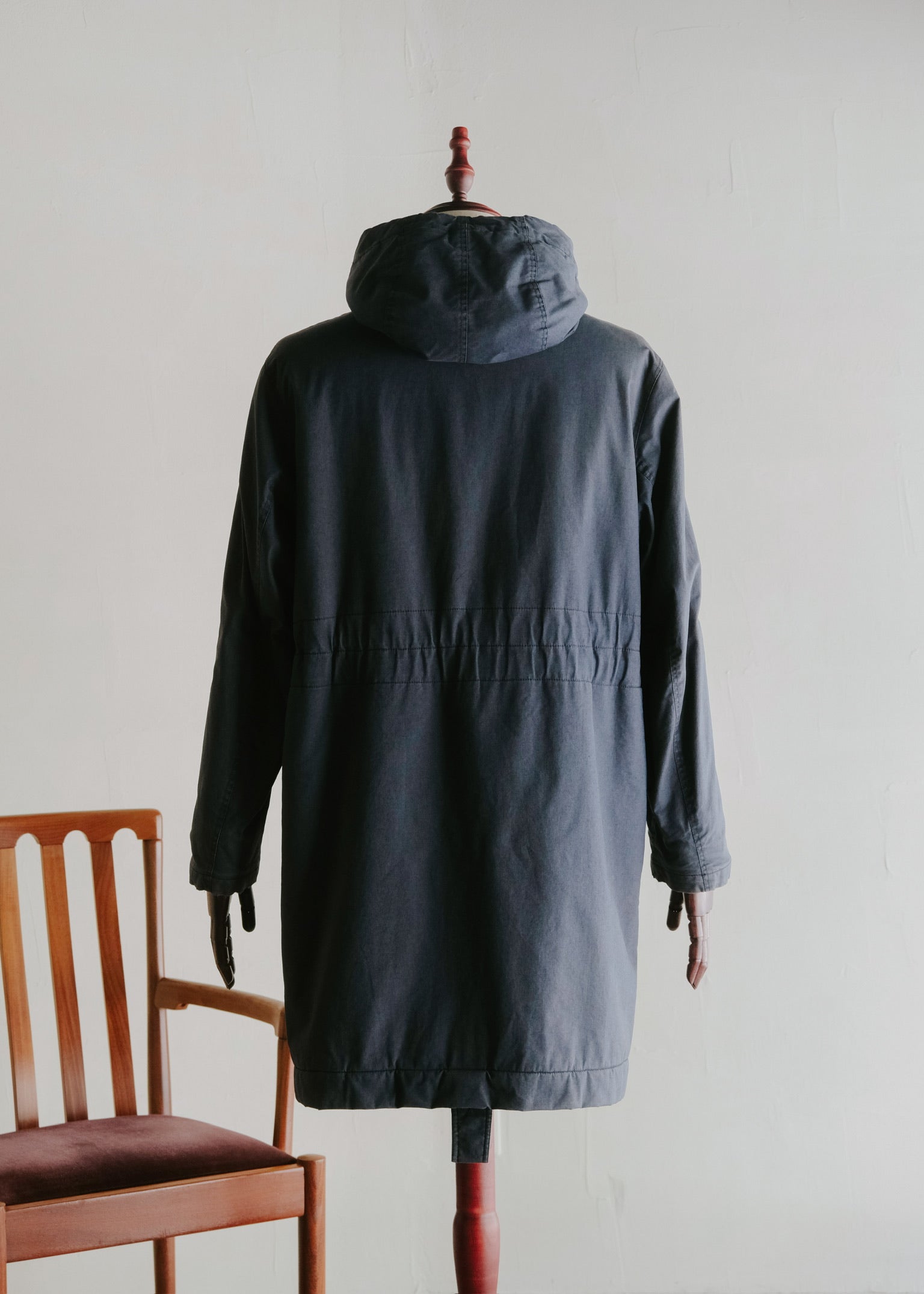 CETTEN | HELMUT LANG JEANS 1998 boa hooded mods coat