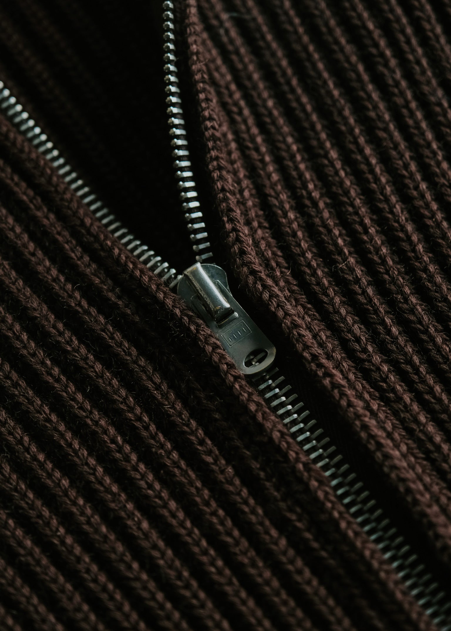 Martin Margiela 06AW wool double zip up drivers knit