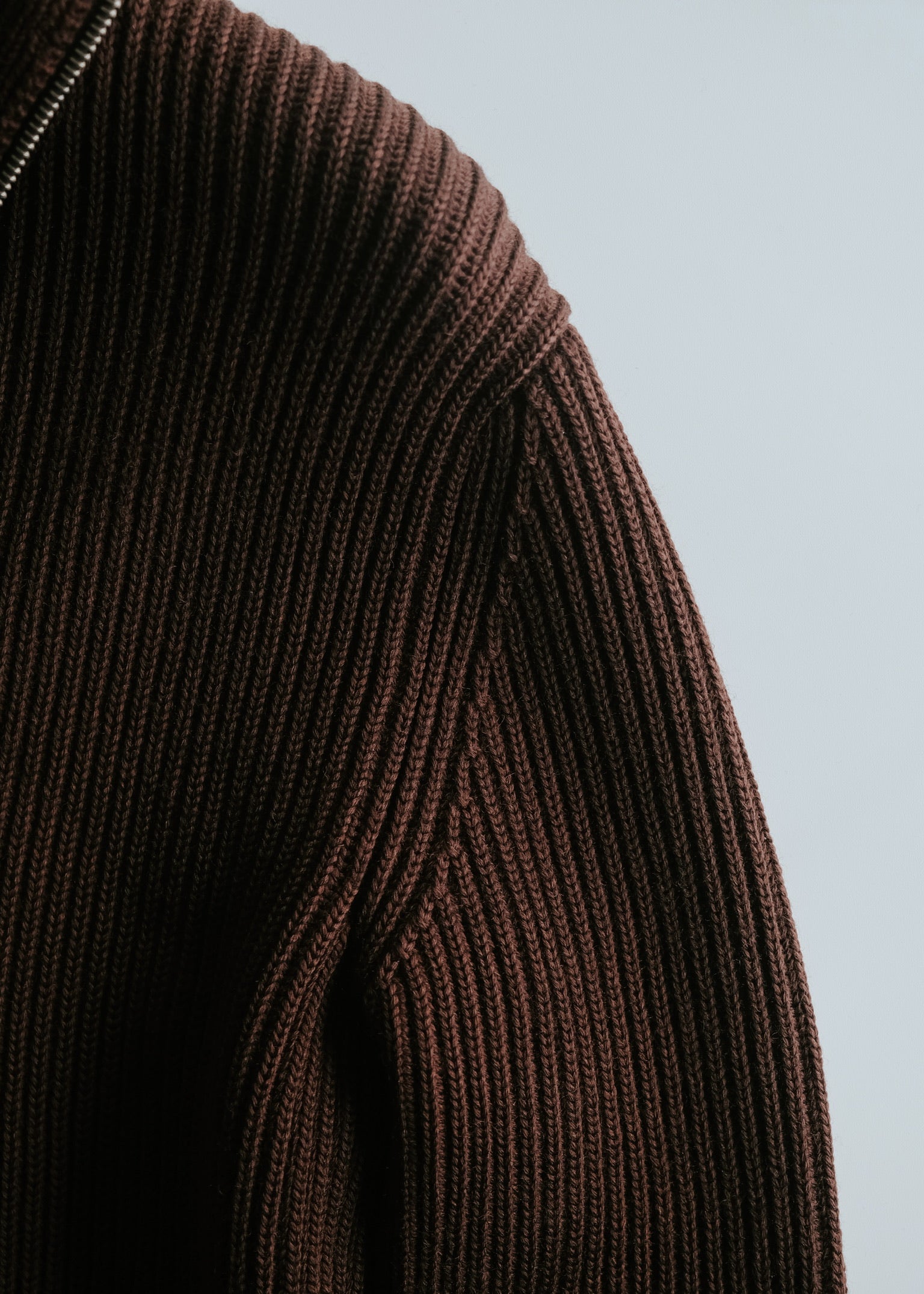 Martin Margiela 06AW wool double zip up drivers knit