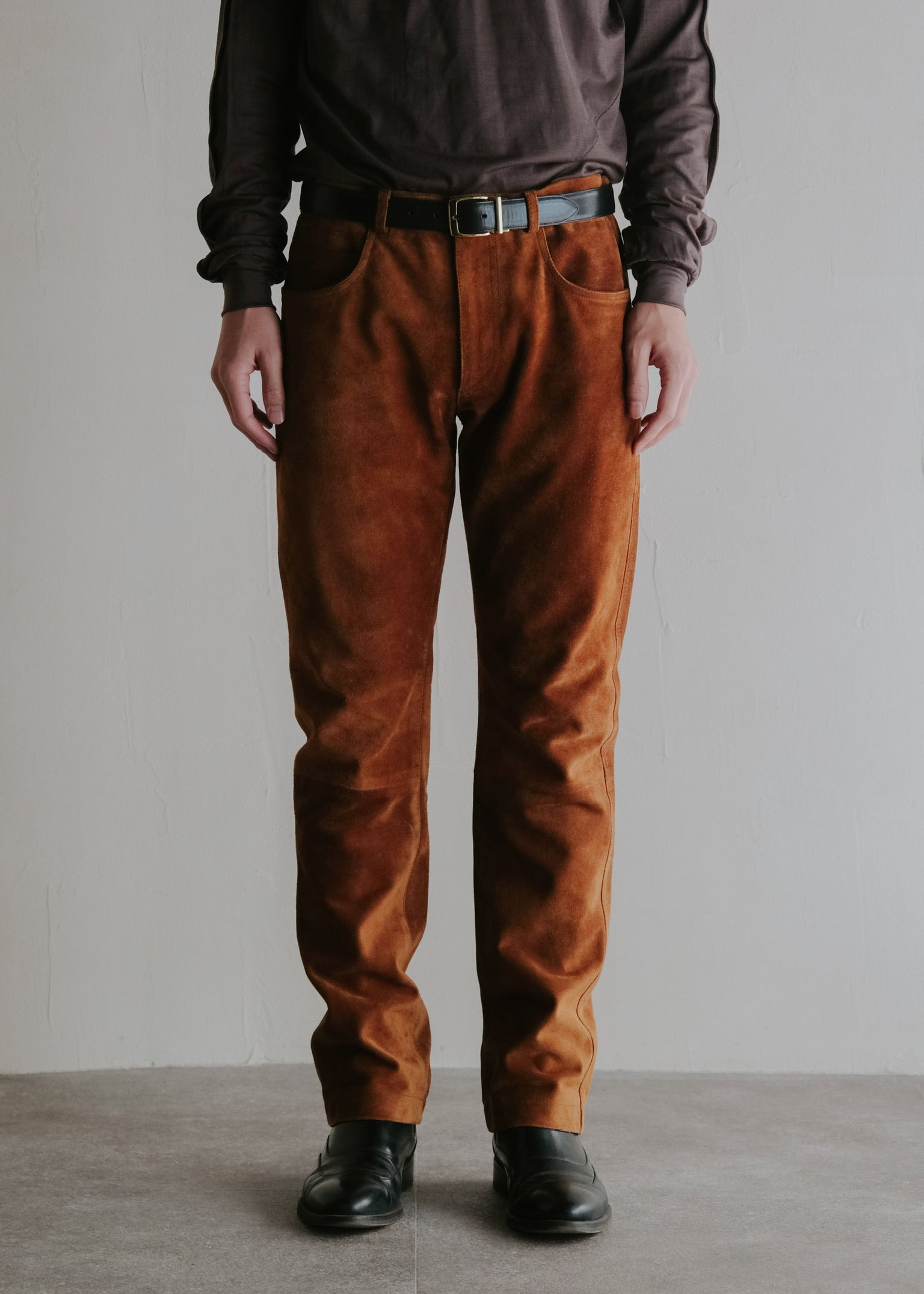 MIU MIU 05AW 5 pocket suède trousers