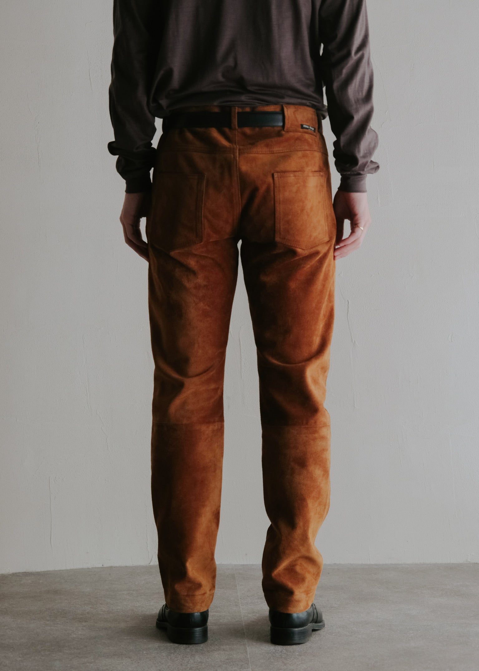 MIU MIU 05AW 5 pocket suède trousers