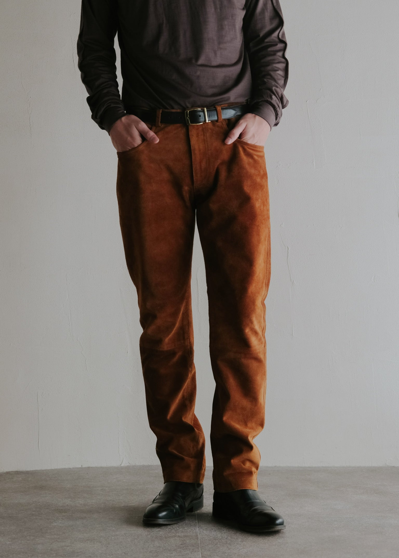 MIU MIU 05AW 5 pocket suède trousers