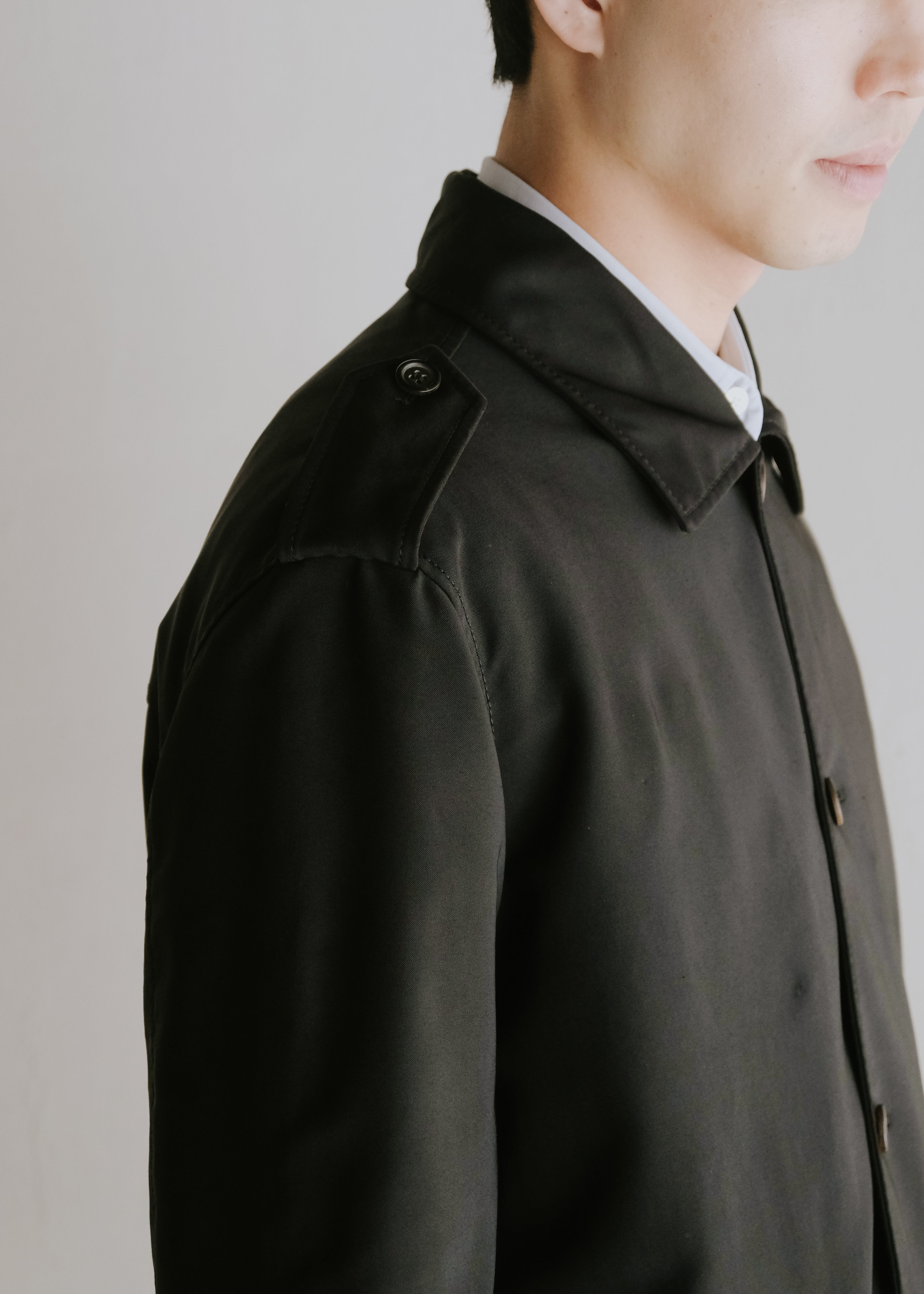 90's PRADA button-front military blouson