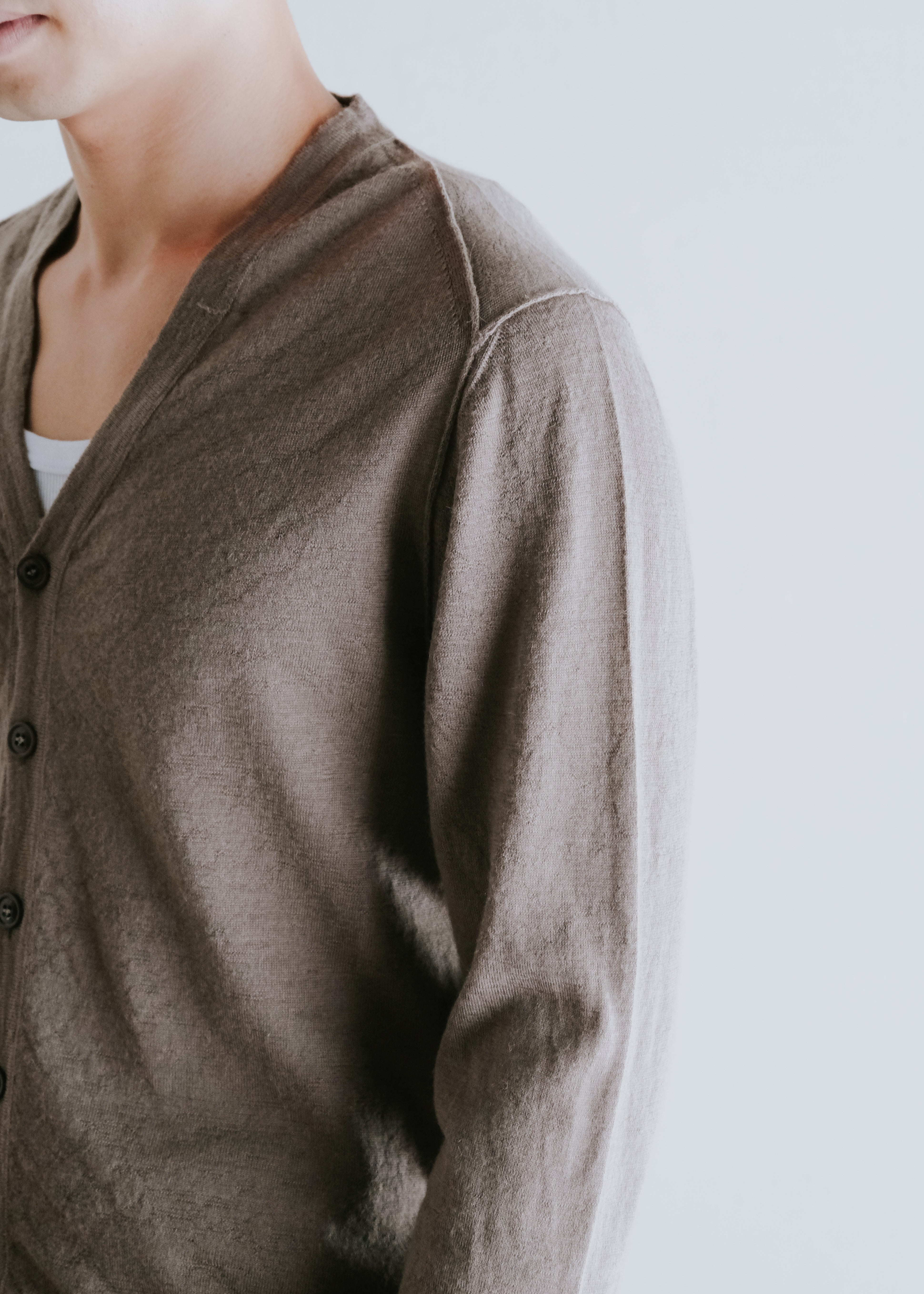 00-10's C.P. COMPANY alpaca wool knit cardigan